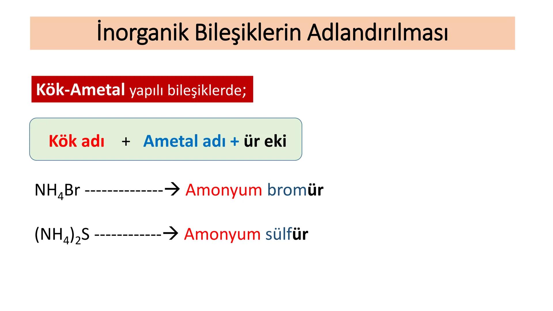 Kimyasal Bileşik Çeşitleri ve Formülleri
Bileşikler, oluştukları elementlerin simgelerinden yararlanılarak
gösterilir ve bu gösterime "kimya