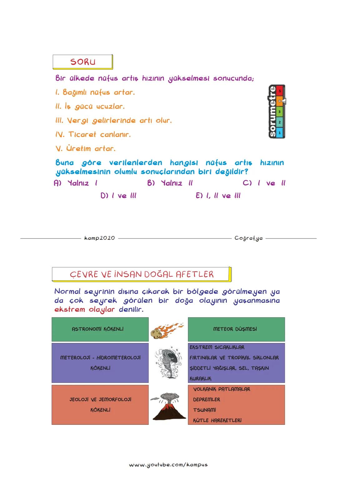 KAMP
2020
TYT COĞRAFYA FULL TEKRAR 2
KAMP
2020
COĞRAFYA FUUI TEKRAR
-
2 KONULARI
1. TOPRAK ve TİPLERİ
2. BITKI FORMASYONLARI
3. YERYÜZÜNDE S