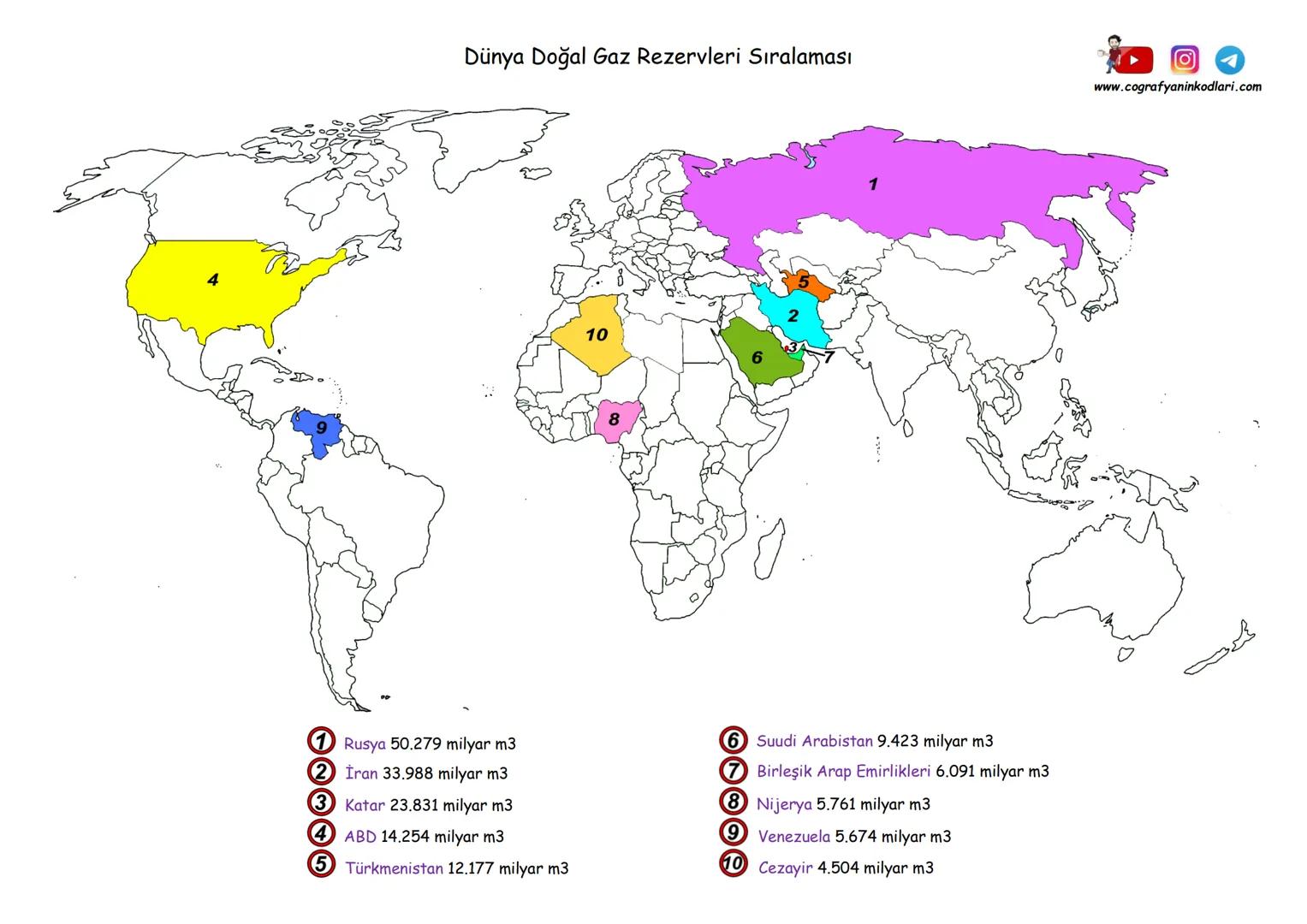 # Dünya Dilsiz Haritası
www.cografyaninkodlari.com
Coğrafyanın Kodları # Dünya Dilsiz Haritası
www.cografyaninkodlari.com
Coğrafyanın Ko