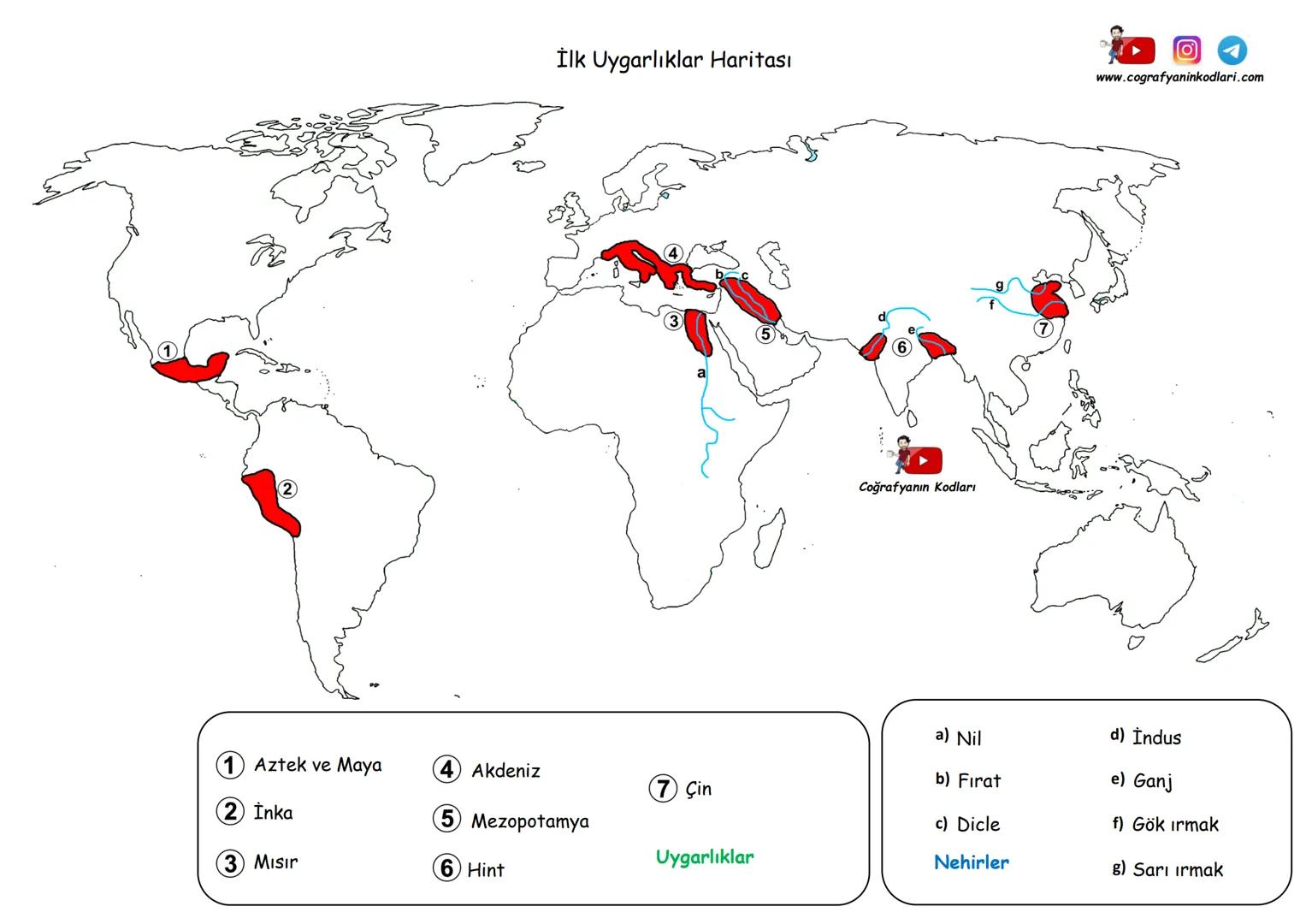 # Dünya Dilsiz Haritası
www.cografyaninkodlari.com
Coğrafyanın Kodları # Dünya Dilsiz Haritası
www.cografyaninkodlari.com
Coğrafyanın Ko