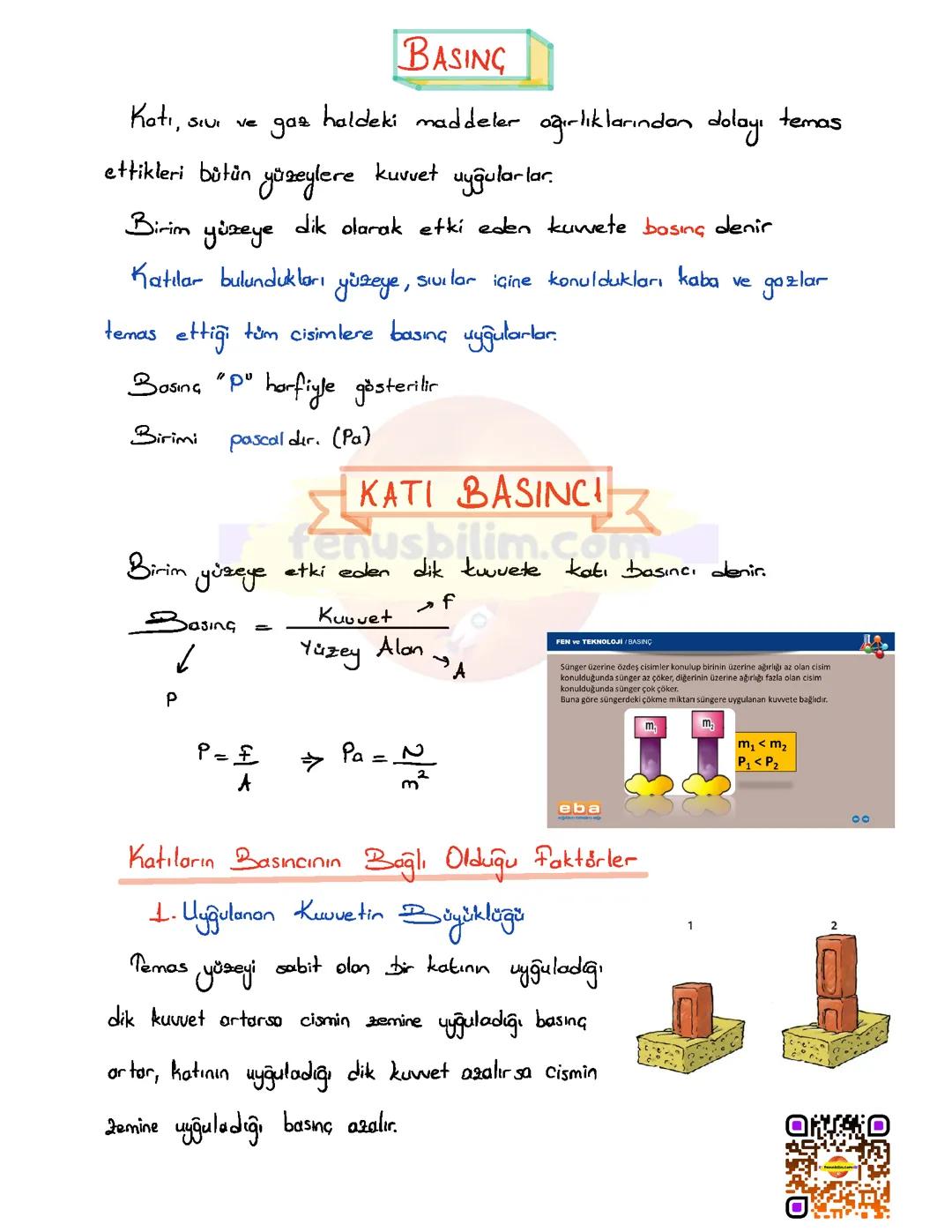 Fen bilimleri ders notu