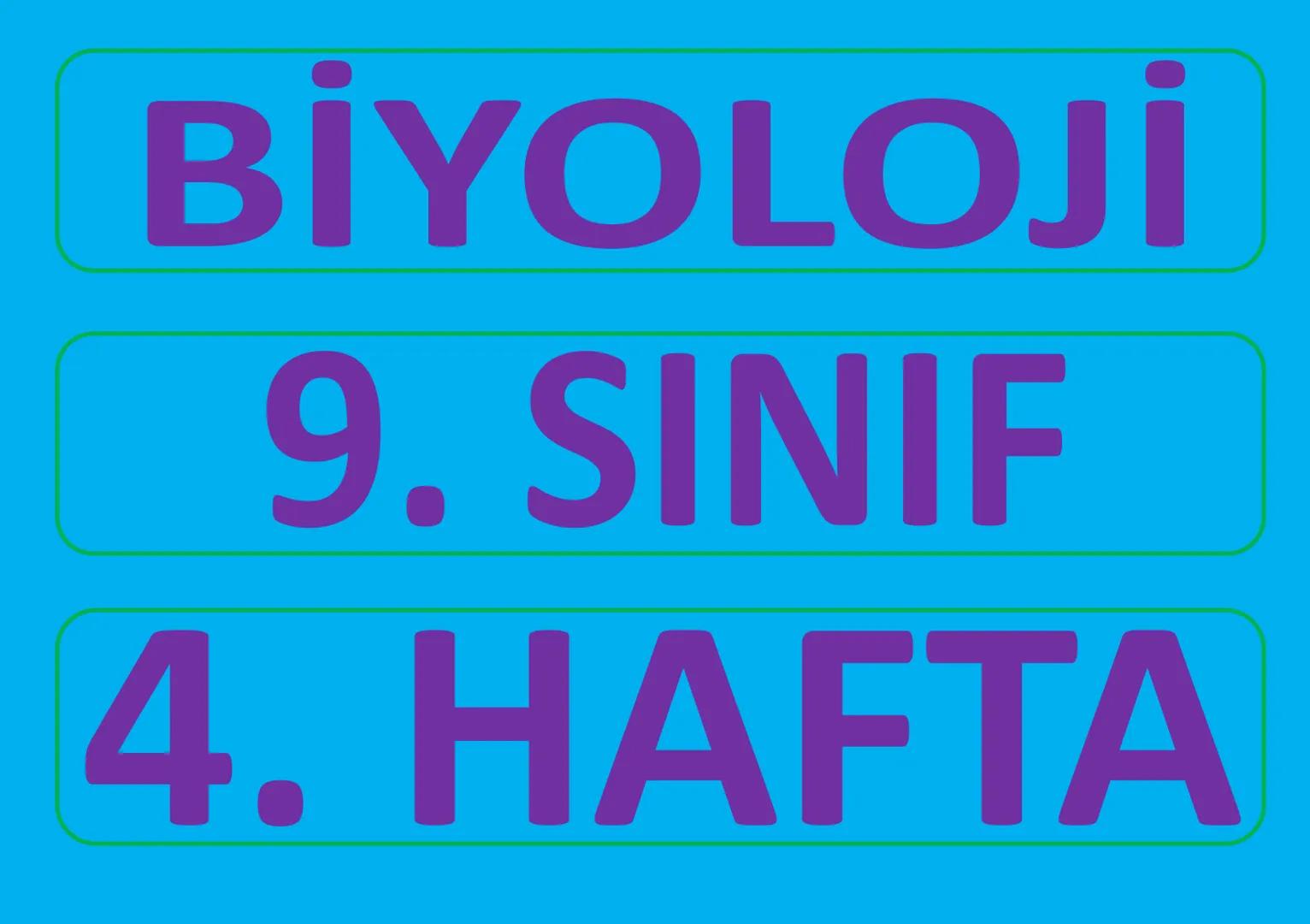 # BİYOLOJİ
# 9. SINIF
# 4. HAFTA BİYOLOJİ - 9. SINIF - 4. Hafta - Konu
9-1-3/7: Bilim Etiği
Sayfa 1/2
Biyoloji
9. Sınıf
Konu Anlatımı