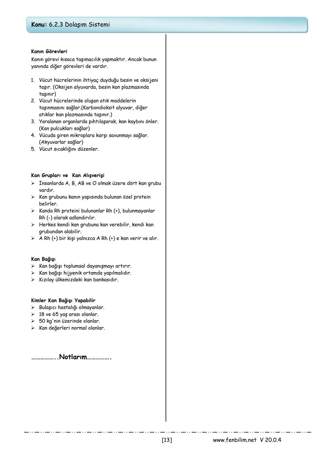 # 6.Sınıf Fen Bilimleri
## Ders Notları
Barış ZEREN
Fen Bilimleri Öğretmeni # 1.Ünite: Güneş Sistemi ve Tutulmalar
Konu: 6.1.1 Güneş Sist