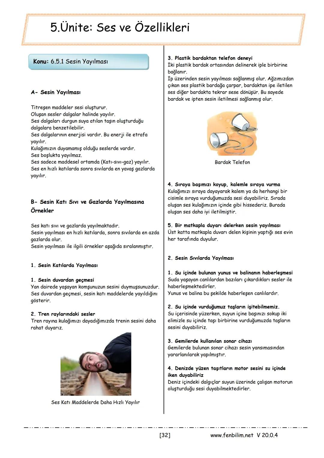 # 6.Sınıf Fen Bilimleri
## Ders Notları
Barış ZEREN
Fen Bilimleri Öğretmeni # 1.Ünite: Güneş Sistemi ve Tutulmalar
Konu: 6.1.1 Güneş Sist