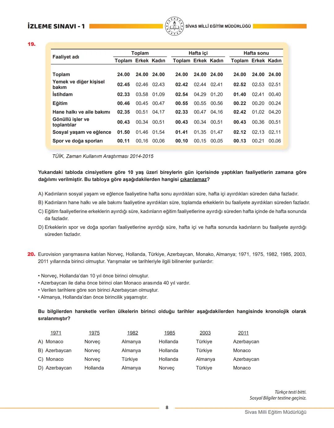 7. SINIF
1.
İZLEME
SINAVI
Düşlerinize Yaklaştıran Köprüler kuruyoruz.
KÖPRÜ
Projesi
Kurslarda Öğretimin Planlanması ve Rehberlikte Üstün