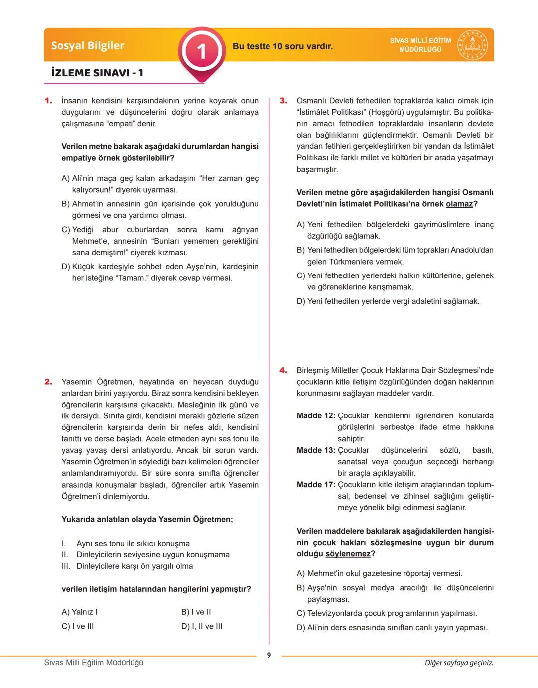 7. SINIF
1.
İZLEME
SINAVI
Düşlerinize Yaklaştıran Köprüler kuruyoruz.
KÖPRÜ
Projesi
Kurslarda Öğretimin Planlanması ve Rehberlikte Üstün