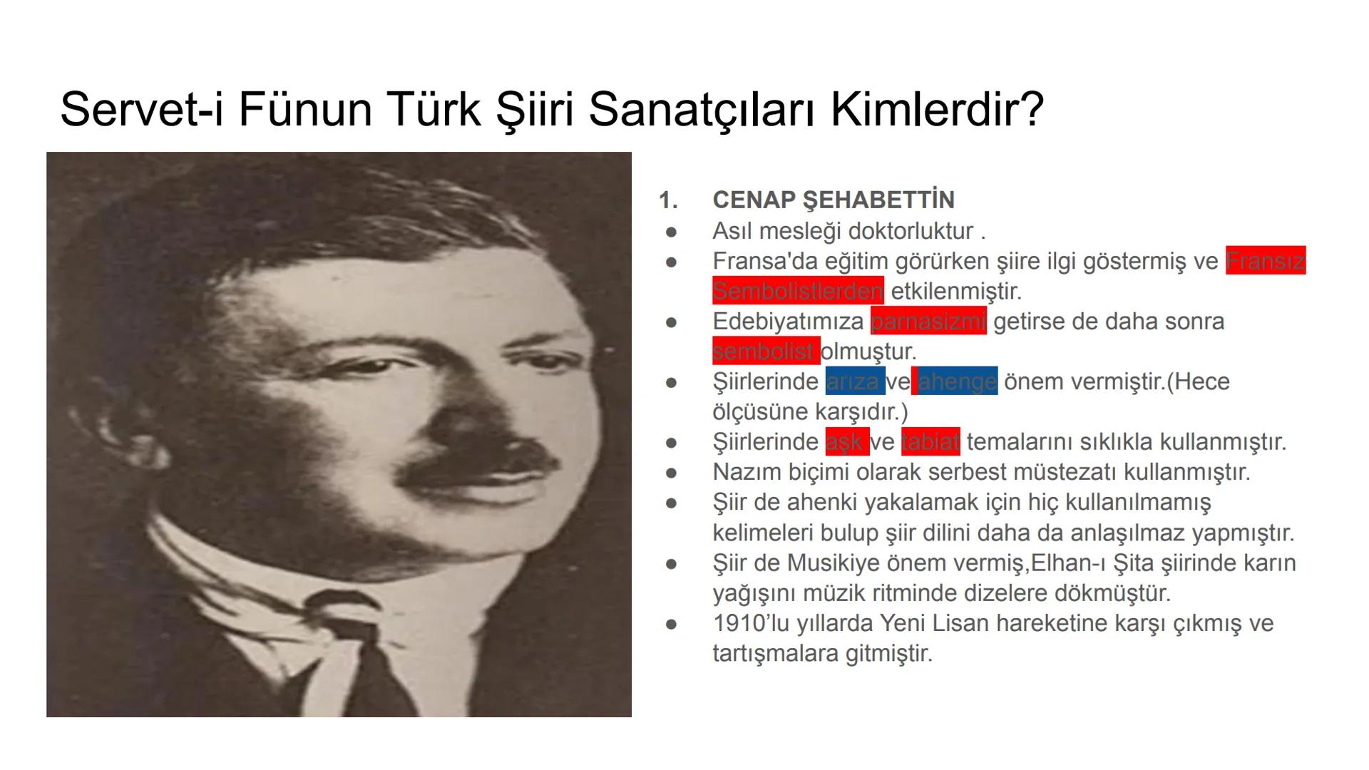 SERVET-İ FÜNUN DÖNEMİ
TÜRK ŞİİRİ # Servet-i Fünun Dönemi Özellikleri
• Servet-i Fünun dönemi 1860 senesinden itibaren Türk Edebiyatında dev