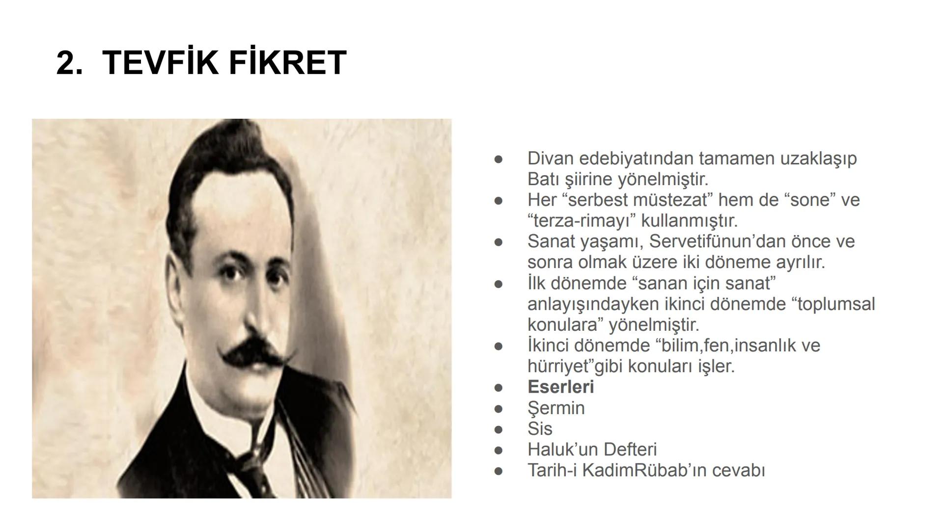 SERVET-İ FÜNUN DÖNEMİ
TÜRK ŞİİRİ # Servet-i Fünun Dönemi Özellikleri
• Servet-i Fünun dönemi 1860 senesinden itibaren Türk Edebiyatında dev
