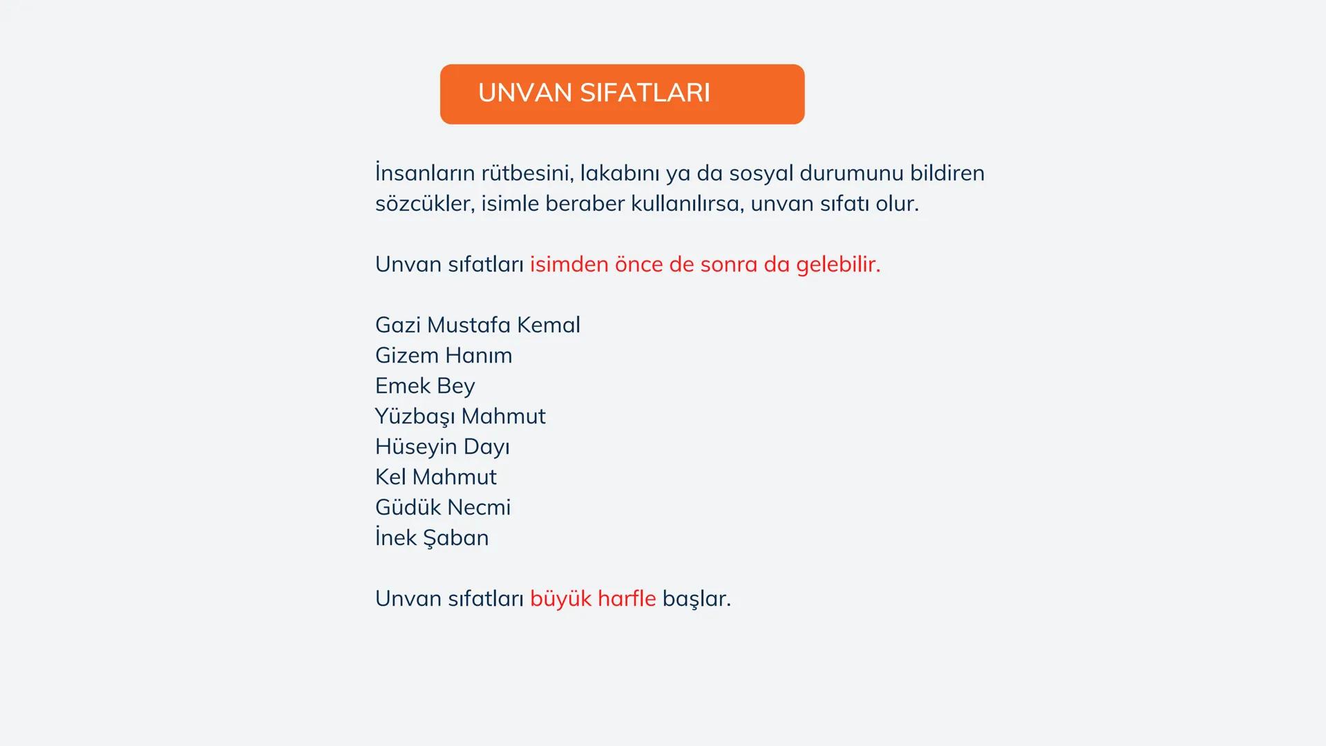 # SIFATLAR
Kıvırcık saç
Turuncu monitör
Pembe bardak
Kahverengi vazo
Mavi tişört
Lacivert koltuk # SIFATLAR
NİTELEME SIFATLARI
BELİRTME S