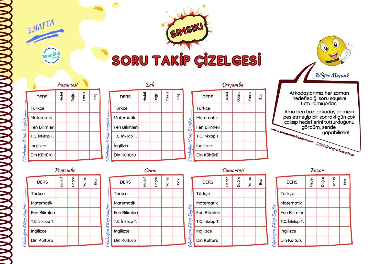 I l l l l
Terapötik
Akademi
EYLÜL LGS DERS ÇALIŞMA
PROGRAMI
MERHABA! Naber?
Bugün seni arkadaşlarımdan SIMSIKI ile tanıştıracağım.
LGS'e haz