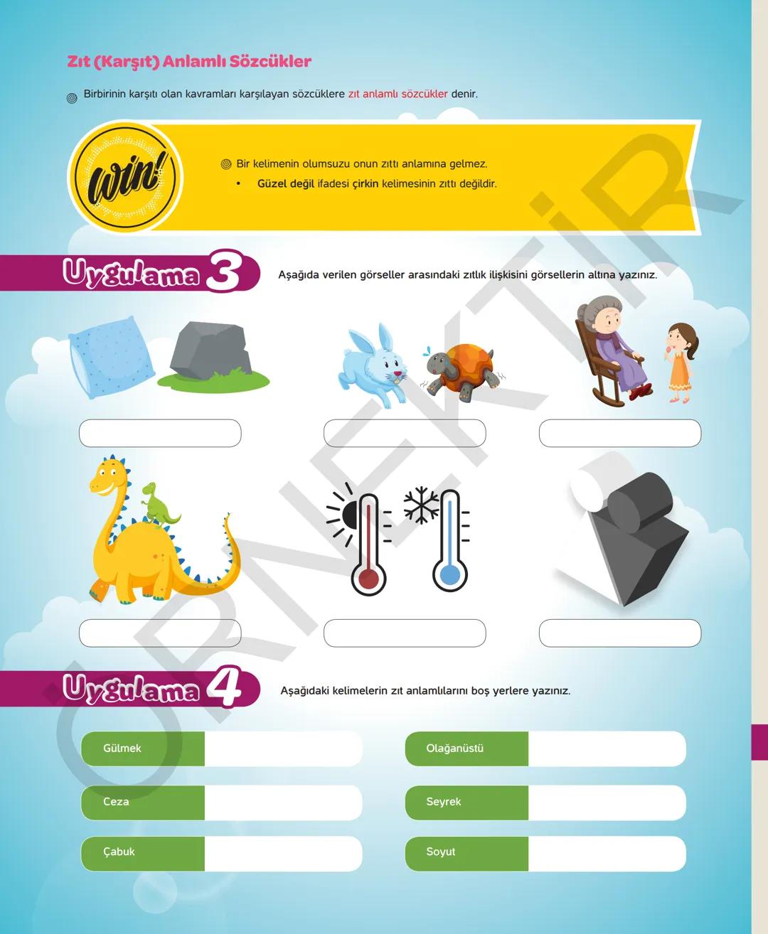 # 7. SINIF TÜRKÇE
Sevgili öğrenciler,
Soruları olduğu kadar etkinliği ve konu anlatımları da yeni nesil olan
Dergi Konseptinde Yeni Nesil D