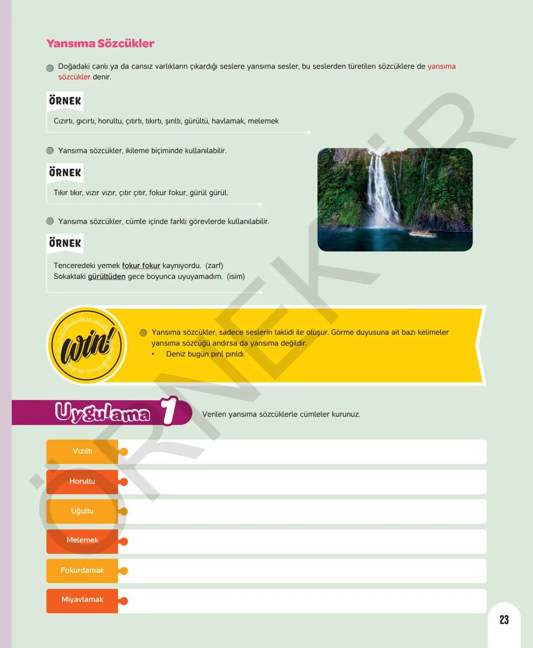 # 7. SINIF TÜRKÇE
Sevgili öğrenciler,
Soruları olduğu kadar etkinliği ve konu anlatımları da yeni nesil olan
Dergi Konseptinde Yeni Nesil D