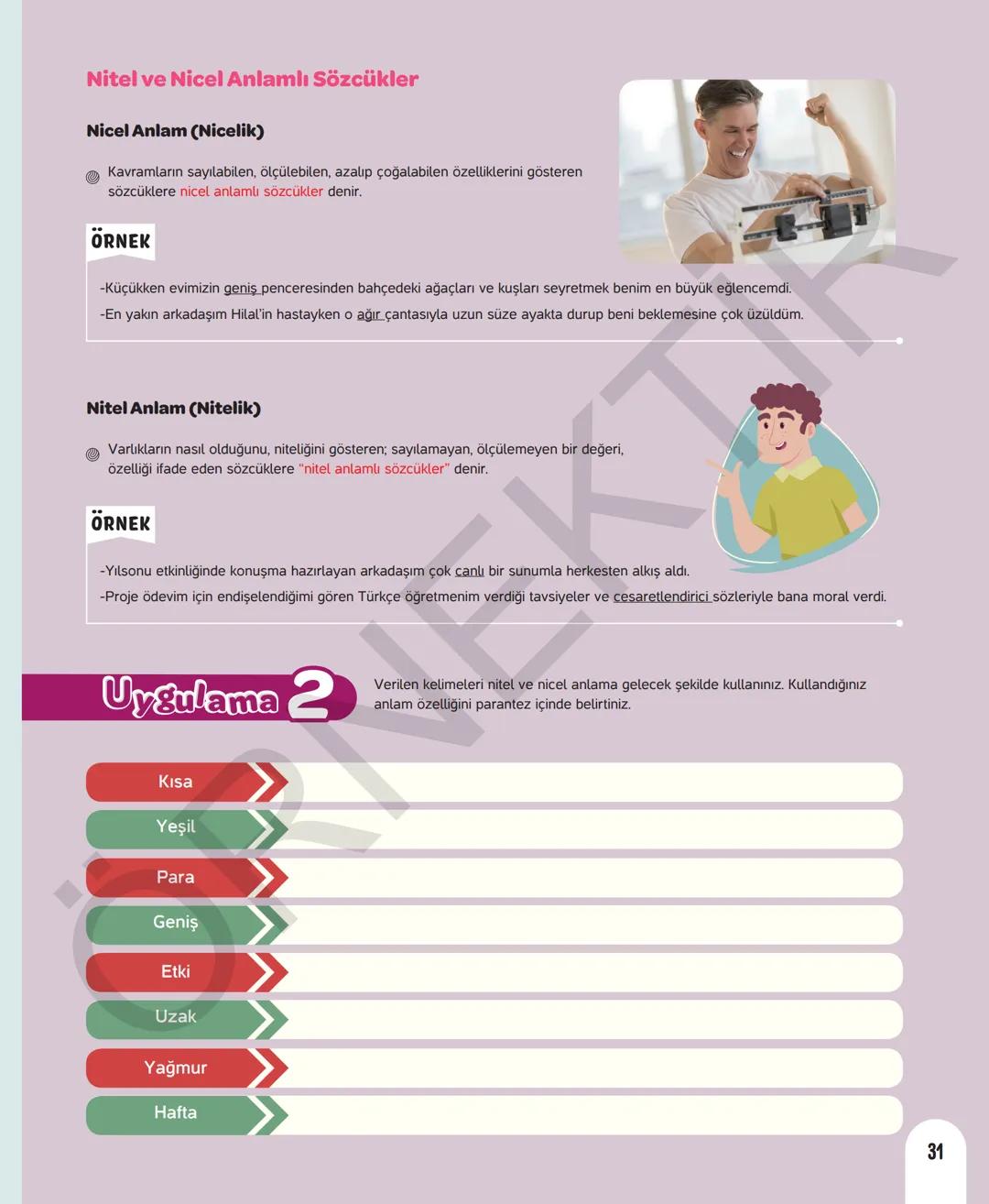 # 7. SINIF TÜRKÇE
Sevgili öğrenciler,
Soruları olduğu kadar etkinliği ve konu anlatımları da yeni nesil olan
Dergi Konseptinde Yeni Nesil D
