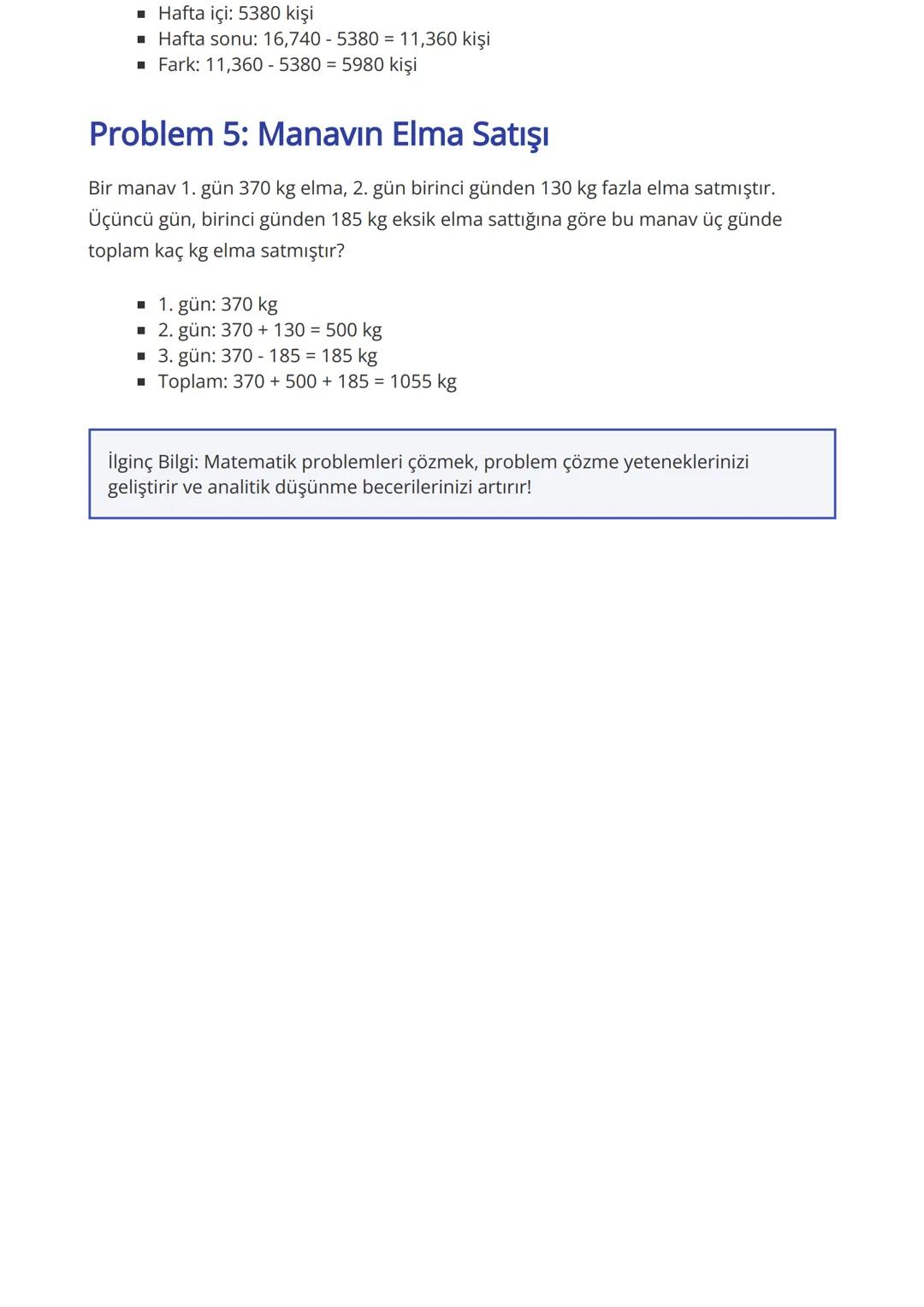 # Matematik Problemleri Çalışma
Notu
Temel Problemler ve Çözümleri
## Problem 1: Fabrikada Çalışan Sayısı
Bir fabrikada 1380 erkek işçi ç