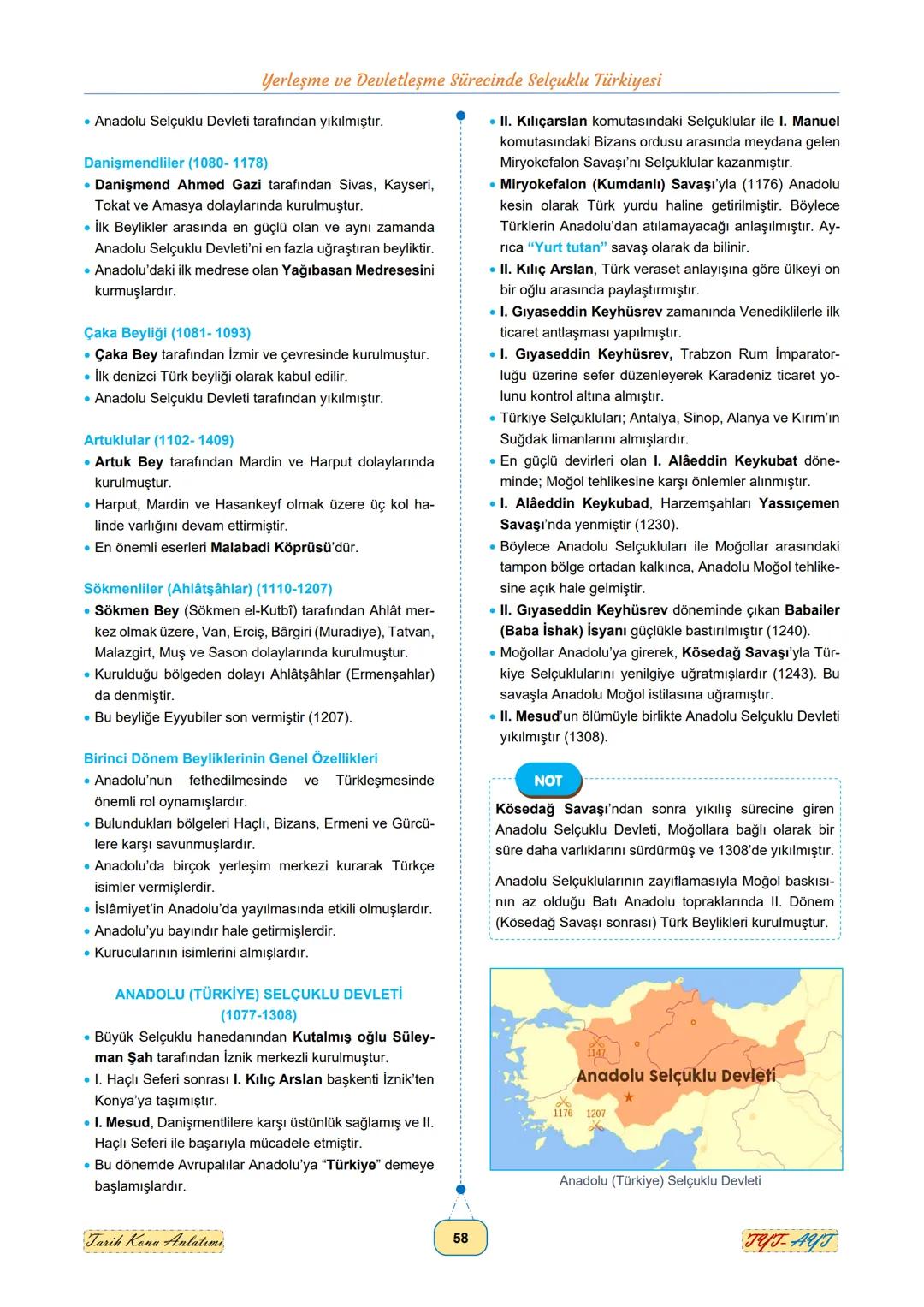 # BÖLÜM
6
YERLEŞME VE DEVLETLEŞME SÜRECİNDE SELÇUKLU TÜRKİYESİ
# YERLEŞME VE DEVLETLEŞME
SÜRECİNDE SELÇUKLU TÜRKİYESİ
## TÜRKİYE TARİHİ KR