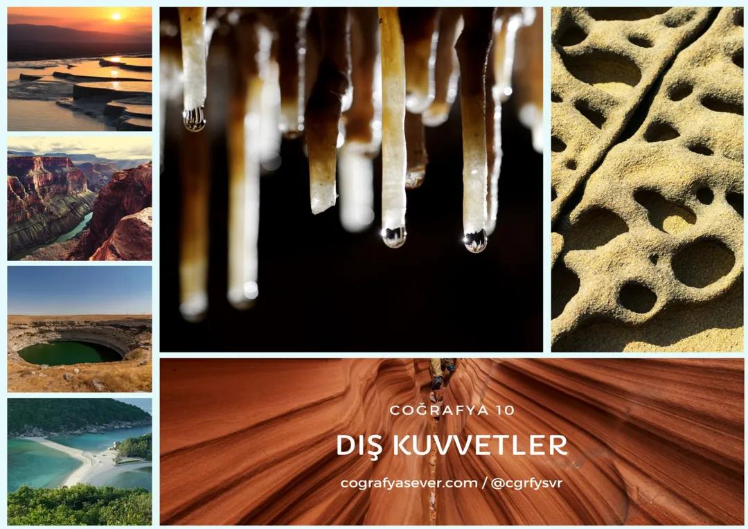 10.SINIF COĞRAFYA DIŞ KUVVETLER