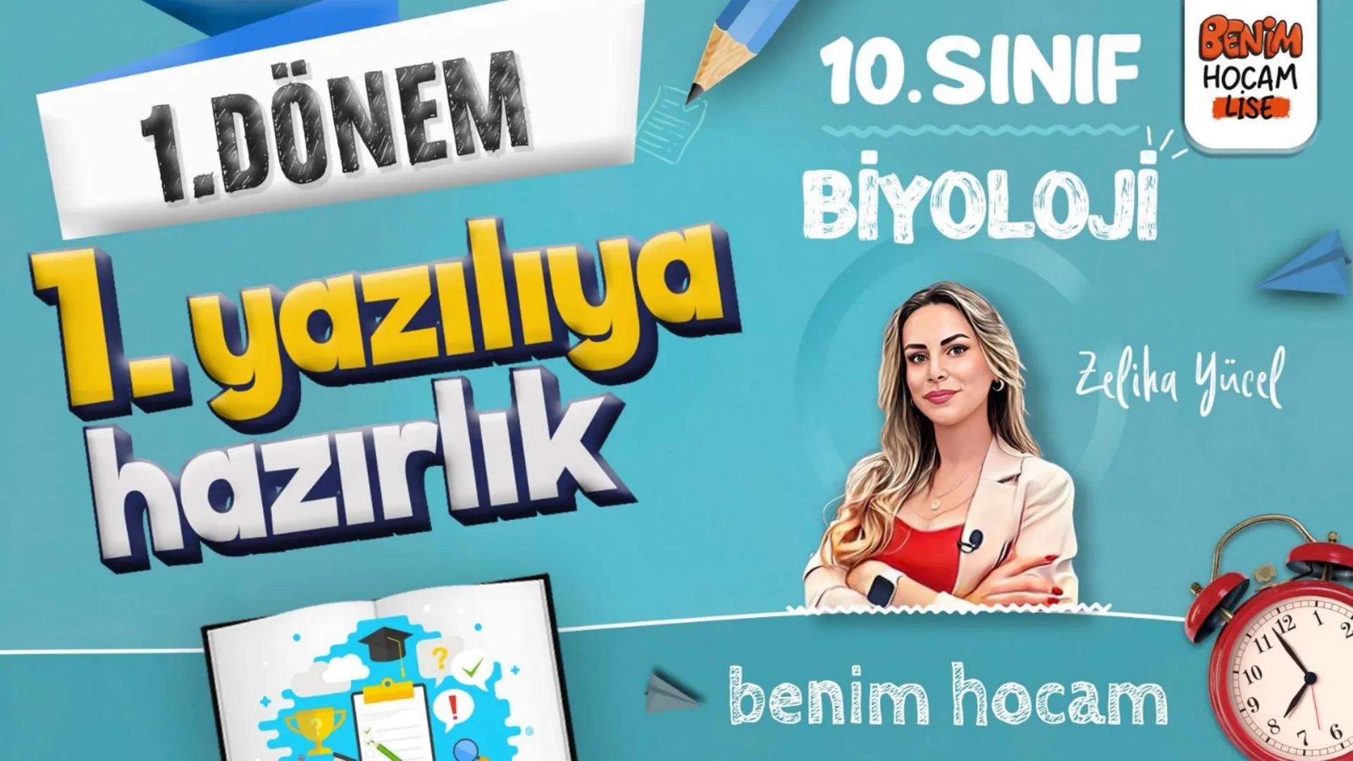 BİYOLOJİ
Kona Anfatimalo
Soru Bankası
小
1.
ÜNİTE
10.SINIF
BENİM
HOCAM
LİSE
Hücre Bölünmeleri
benim hocam
10
11 12
76
2 KAZANIM 10.1.1.1. Can