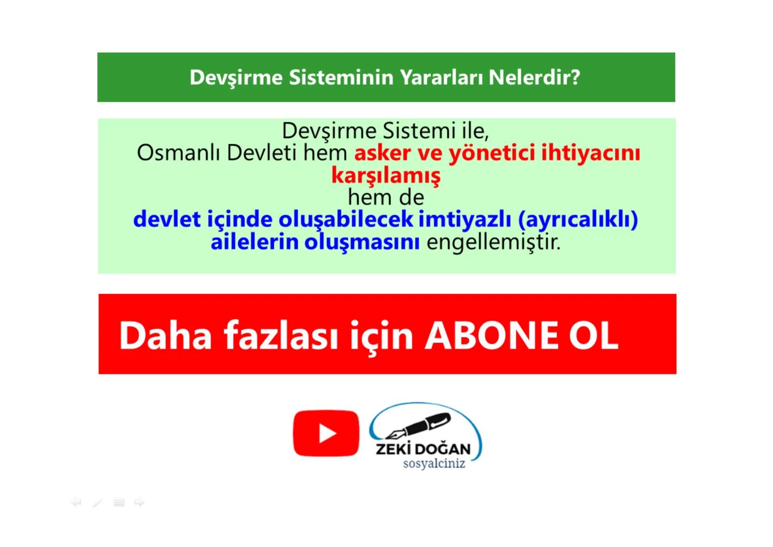 # SOSYAL BİLGİLER 7
# 4 SORU & 4 CEVAP
## DEVŞİRME SİSTEMİ
ZEKİ DOĞAN
sosyalciniz Devşirme Sistemi nedir?
Osmanlı Devletinde,
Hristiyan a