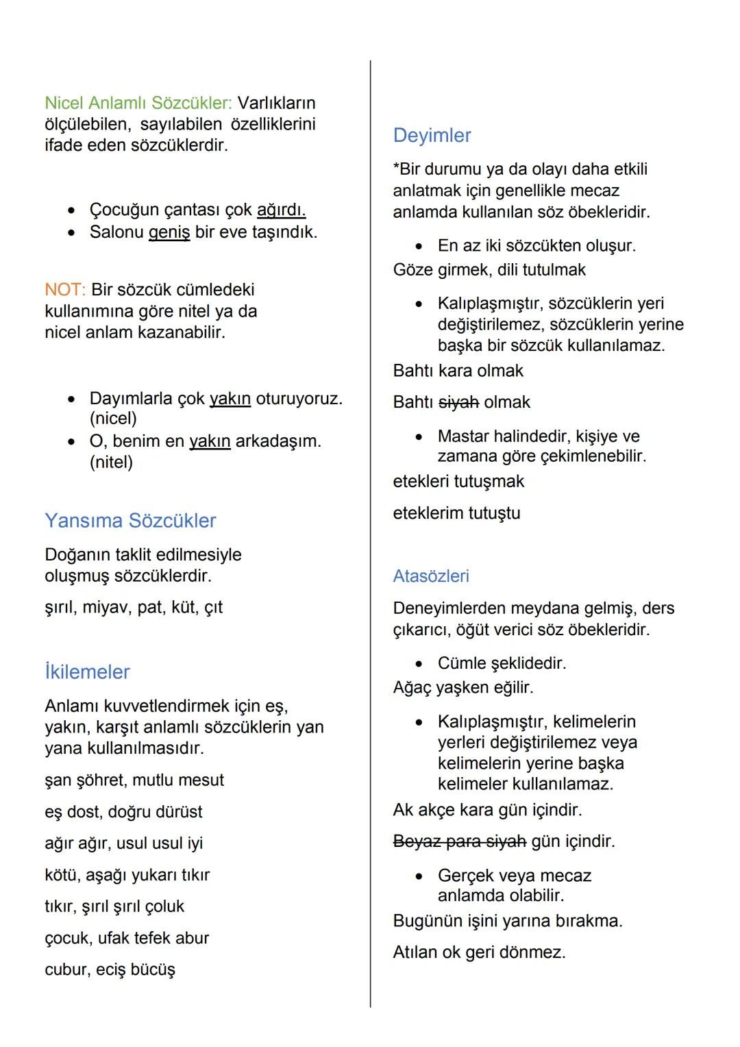SÖZCÜKTE ANLAM
Sözcük (Kelime): Bir varlığı ya da
kavramı karşılayan hece veya
hece topluluğudur.
Türkçede sözcükler cümle içinde
farklı anl