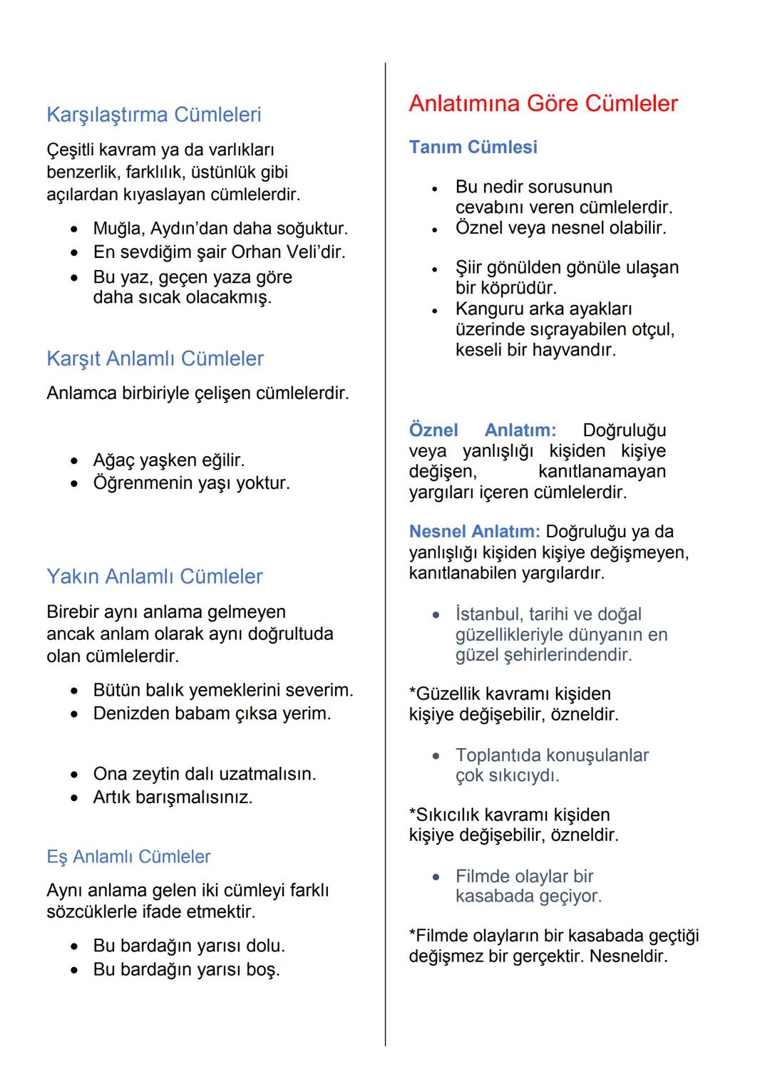 SÖZCÜKTE ANLAM
Sözcük (Kelime): Bir varlığı ya da
kavramı karşılayan hece veya
hece topluluğudur.
Türkçede sözcükler cümle içinde
farklı anl
