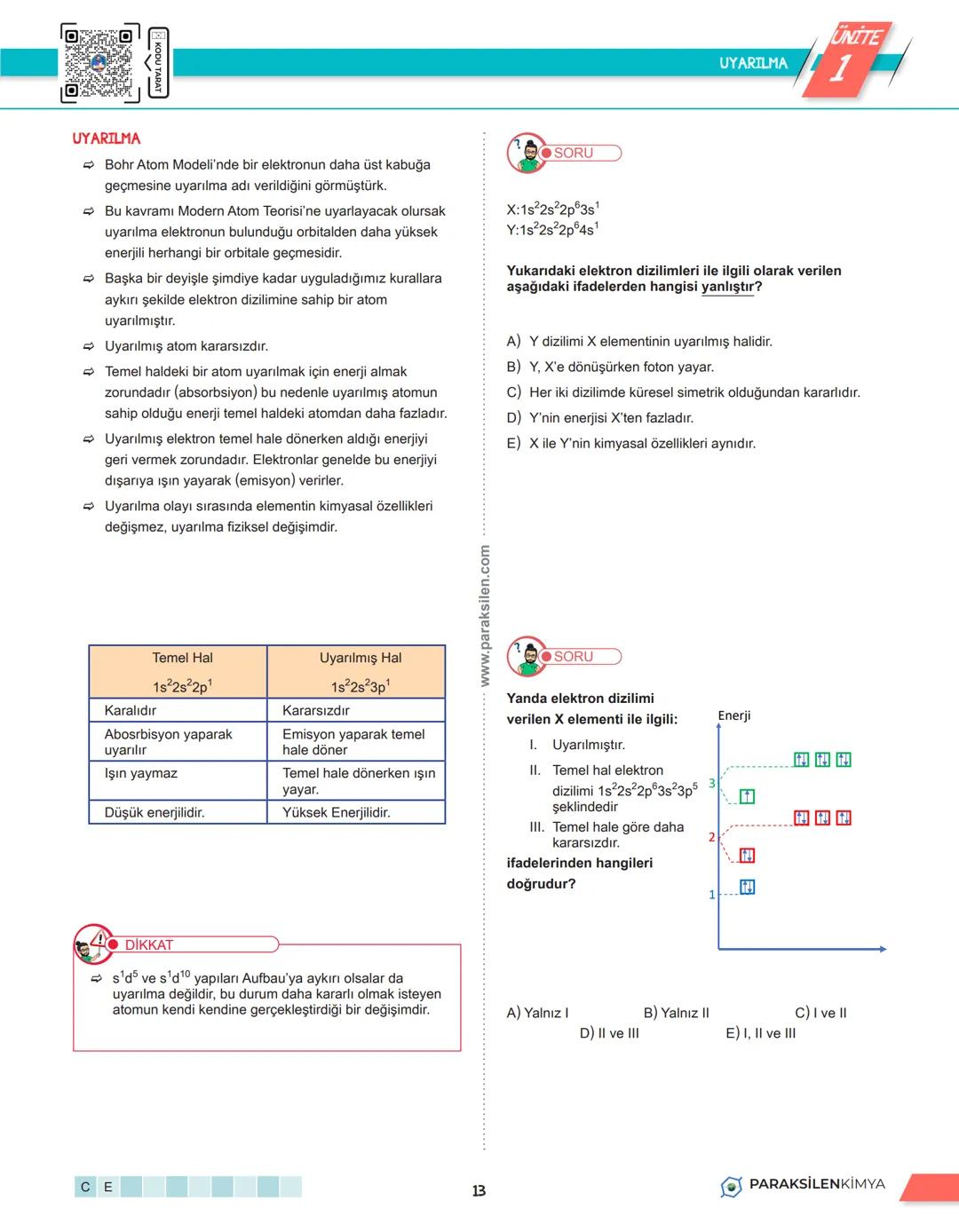 # 1. TEMA
1.2. ATOMUN YAPISI # UNITE
1 ATOM MODELLERİ
ATOM MODELLERİ
DALTON ATOM MODELI
- Maddeler atom denilen küçük taneciklerden
oluşm