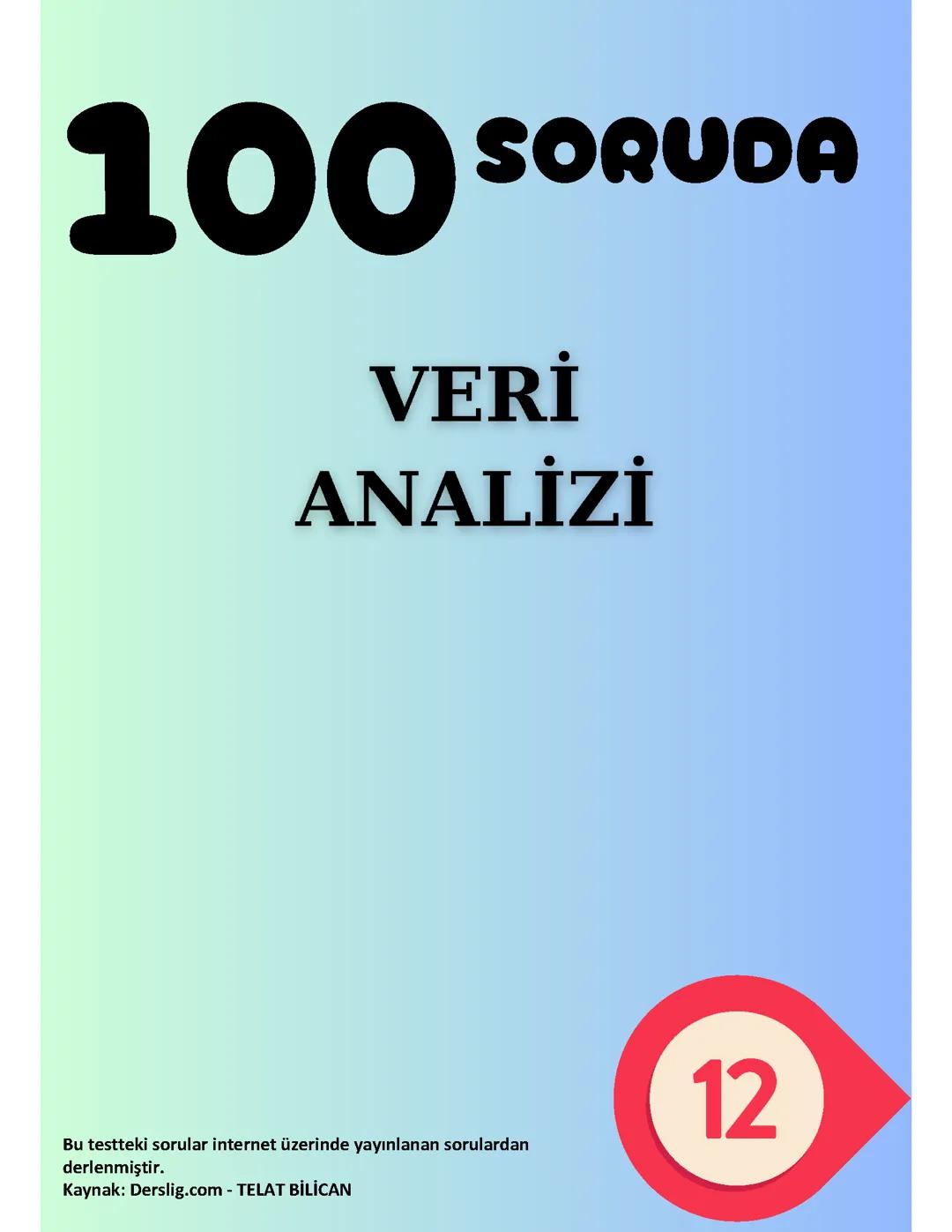 Matematik veri analizi