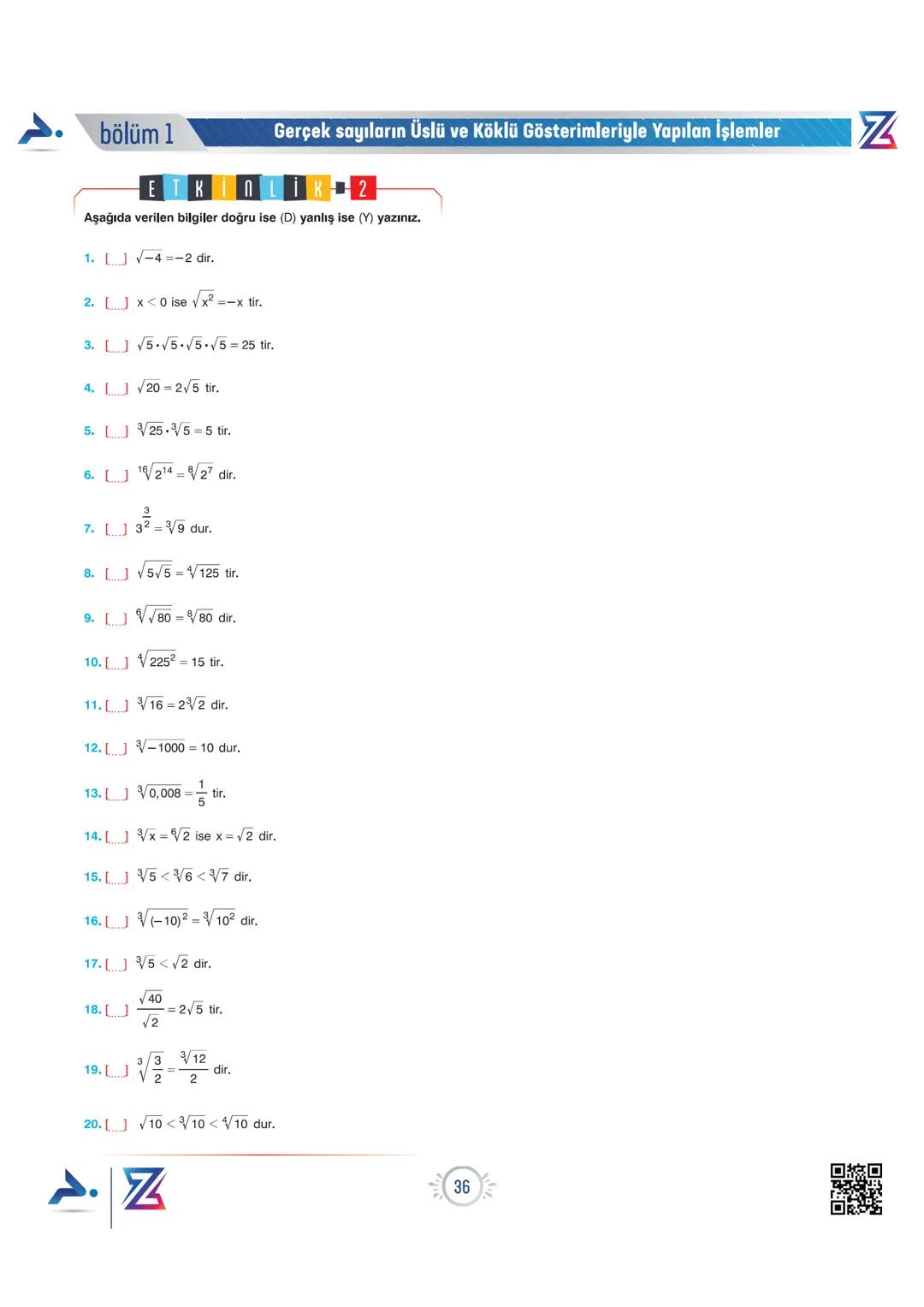 PARAF YAYINLARI
PARAF / Z TAKIMI
9. SINIF OKULA DESTEK KAMPI
Z YENİ
MÜFREDATA
UYGUNDUR
Bıyıklı Matematik
Matematik
Merkeze Teğet
Geometri