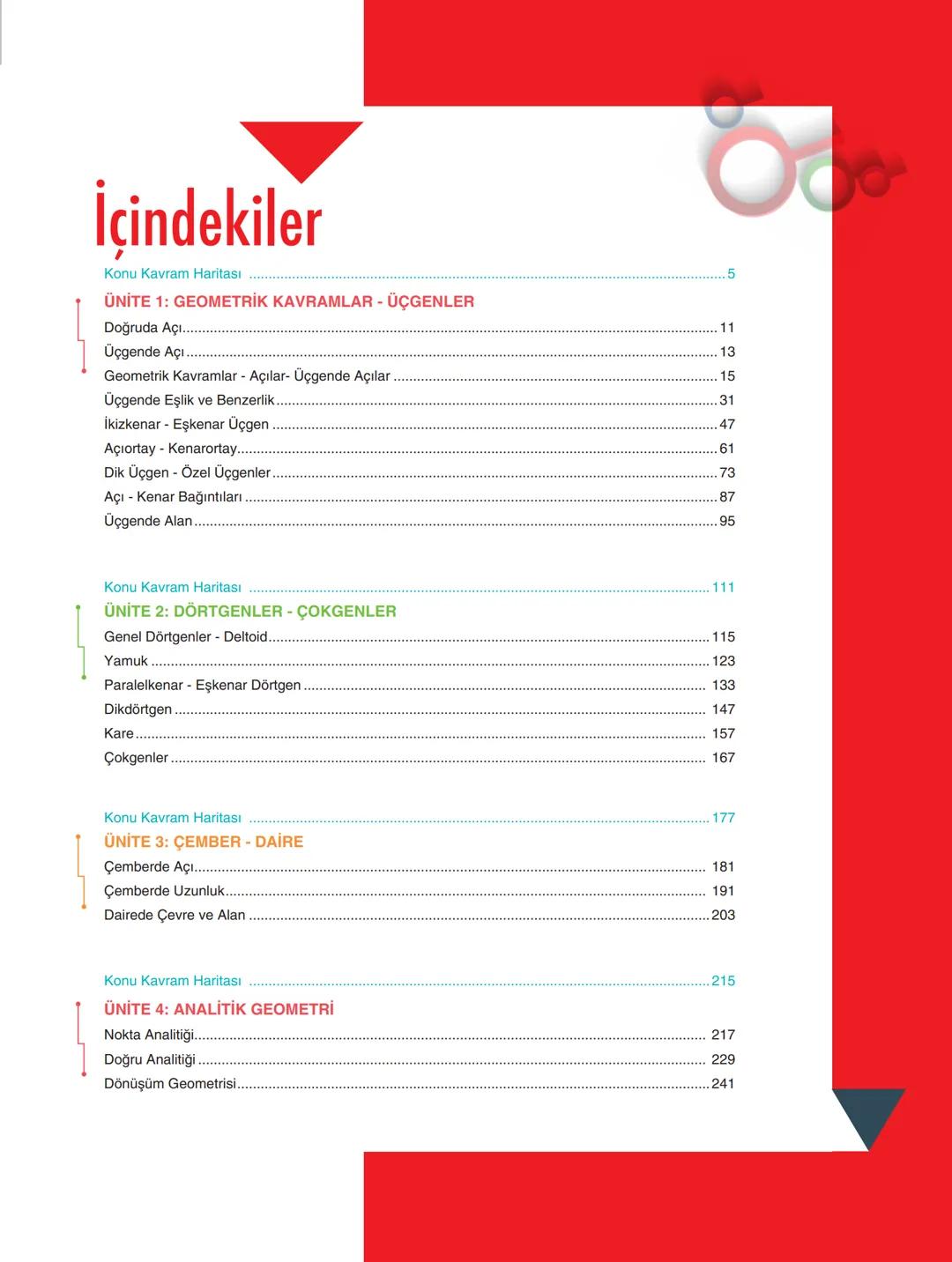 Y
K
S
TYT
ΑΥΤ
GEOMETRİ
SORU BANKASI
ÖĞRENMEYİ
KOLAYLAŞTIRAN
KONU KAVRAMA
VE
PEKİŞTİRME
TESTLERİ
Serhat İPEK
Selçuk OTKUN
► Cem EKİCİ
ÖSYM TA