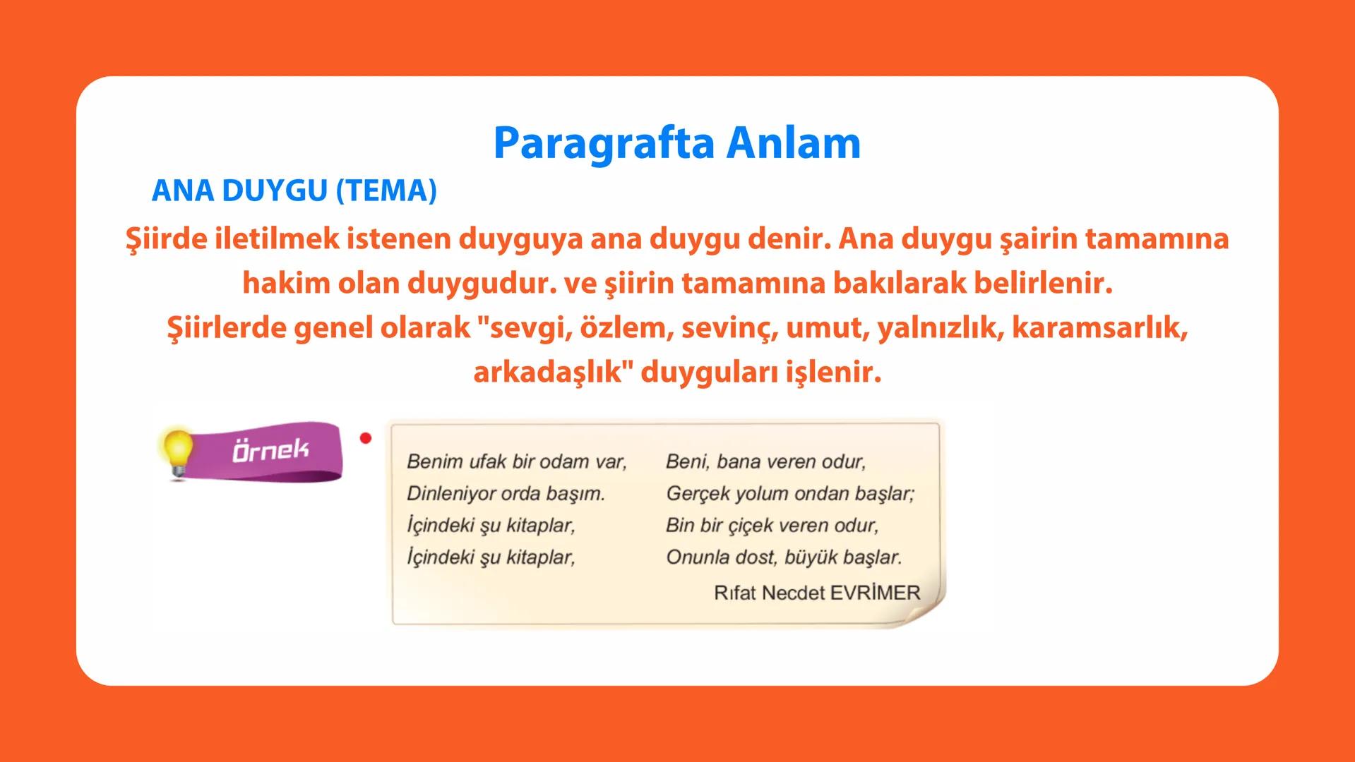 BİLİMSEL ÇOCUK & TÜRKÇE RÖNTGENİ
PARAGRAFTA
YAPI VE ANLAM
Nimet Öğretmen'in Dersi PARAGRAFIN BÖLÜMLERİ
Bir düşünceyi ifade etmek için bir ko