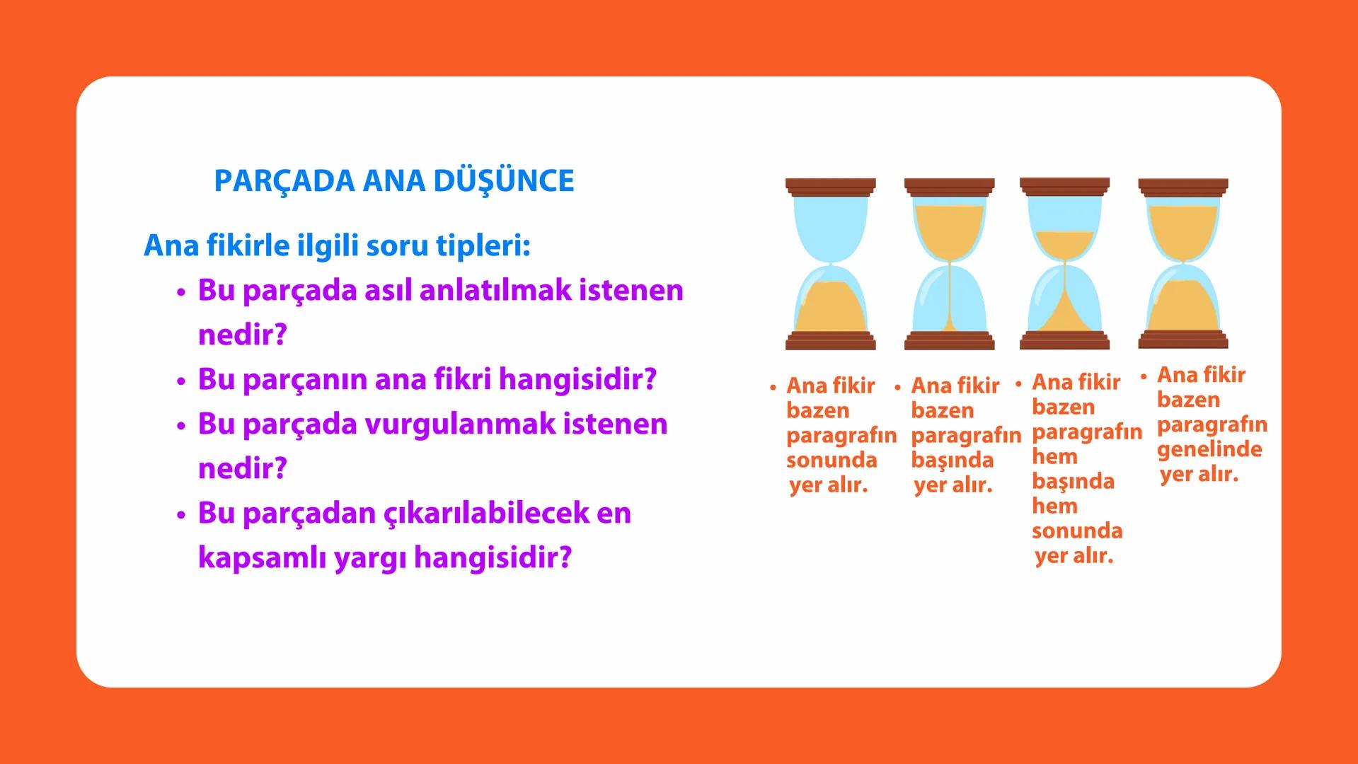 BİLİMSEL ÇOCUK & TÜRKÇE RÖNTGENİ
PARAGRAFTA
YAPI VE ANLAM
Nimet Öğretmen'in Dersi PARAGRAFIN BÖLÜMLERİ
Bir düşünceyi ifade etmek için bir ko