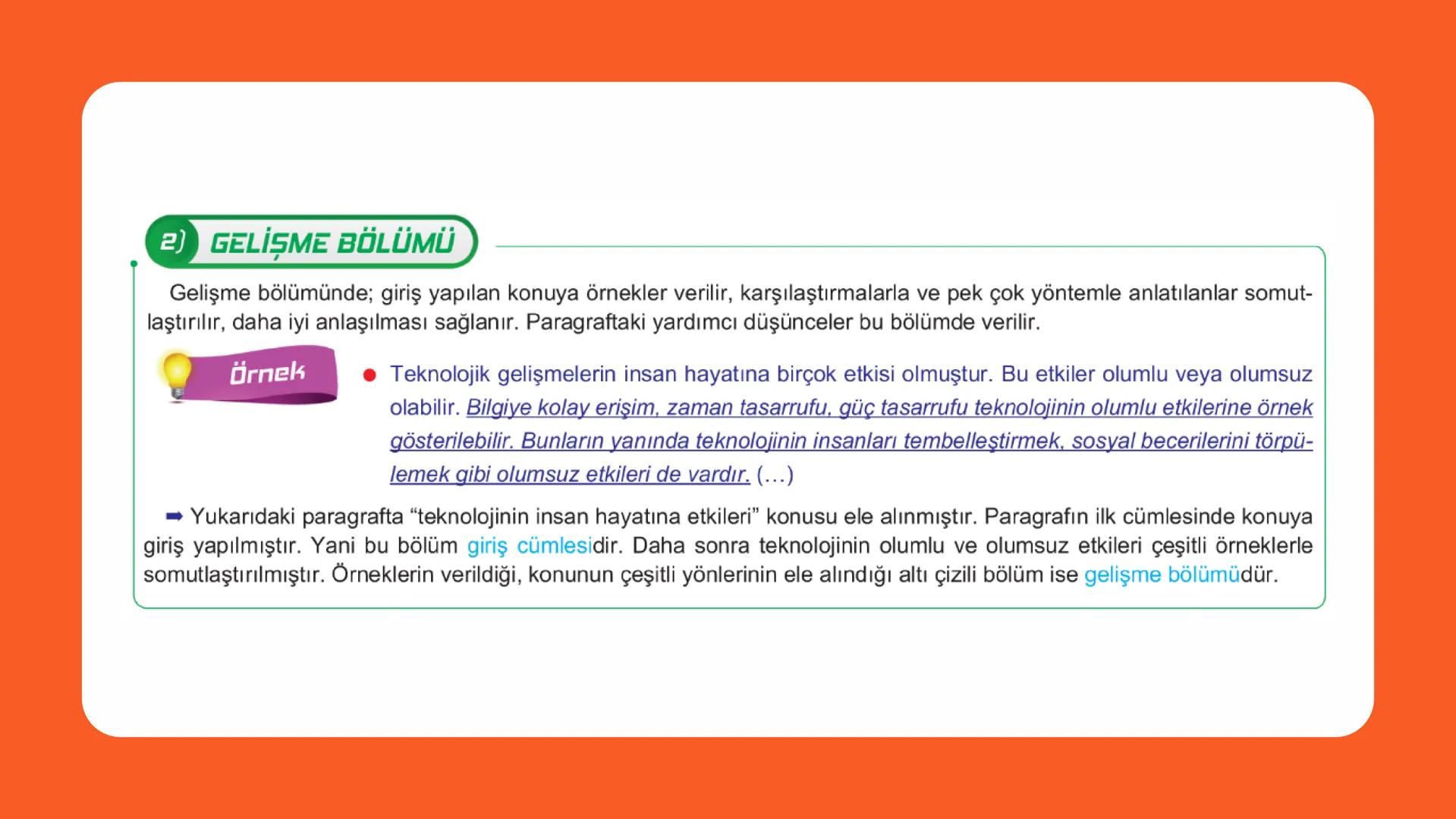 BİLİMSEL ÇOCUK & TÜRKÇE RÖNTGENİ
PARAGRAFTA
YAPI VE ANLAM
Nimet Öğretmen'in Dersi PARAGRAFIN BÖLÜMLERİ
Bir düşünceyi ifade etmek için bir ko