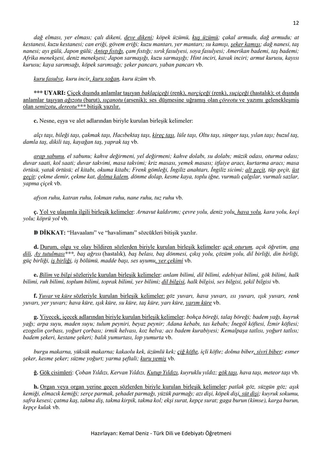 2
--- BÜYÜK HARFLERİN KULLANILDIĞI YERLER ---
A. Cümle büyük harfle başlar: Ak akçe kara gün içindir.
Hayatta en hakiki mürşit ilimdir, f