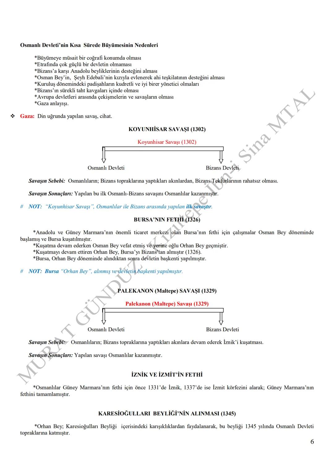 MARDİN - KIZILTEPE
İBN-İ SİNA MESLEKİ VE TEKNİK ANADOLU LİSESİ
TARİH-10 DERSİ NOTLARI
MURAT GÜNDÜZ TAL
* *
*
ANADOLU'YA TÜRK GÖÇLERİ
2019-20