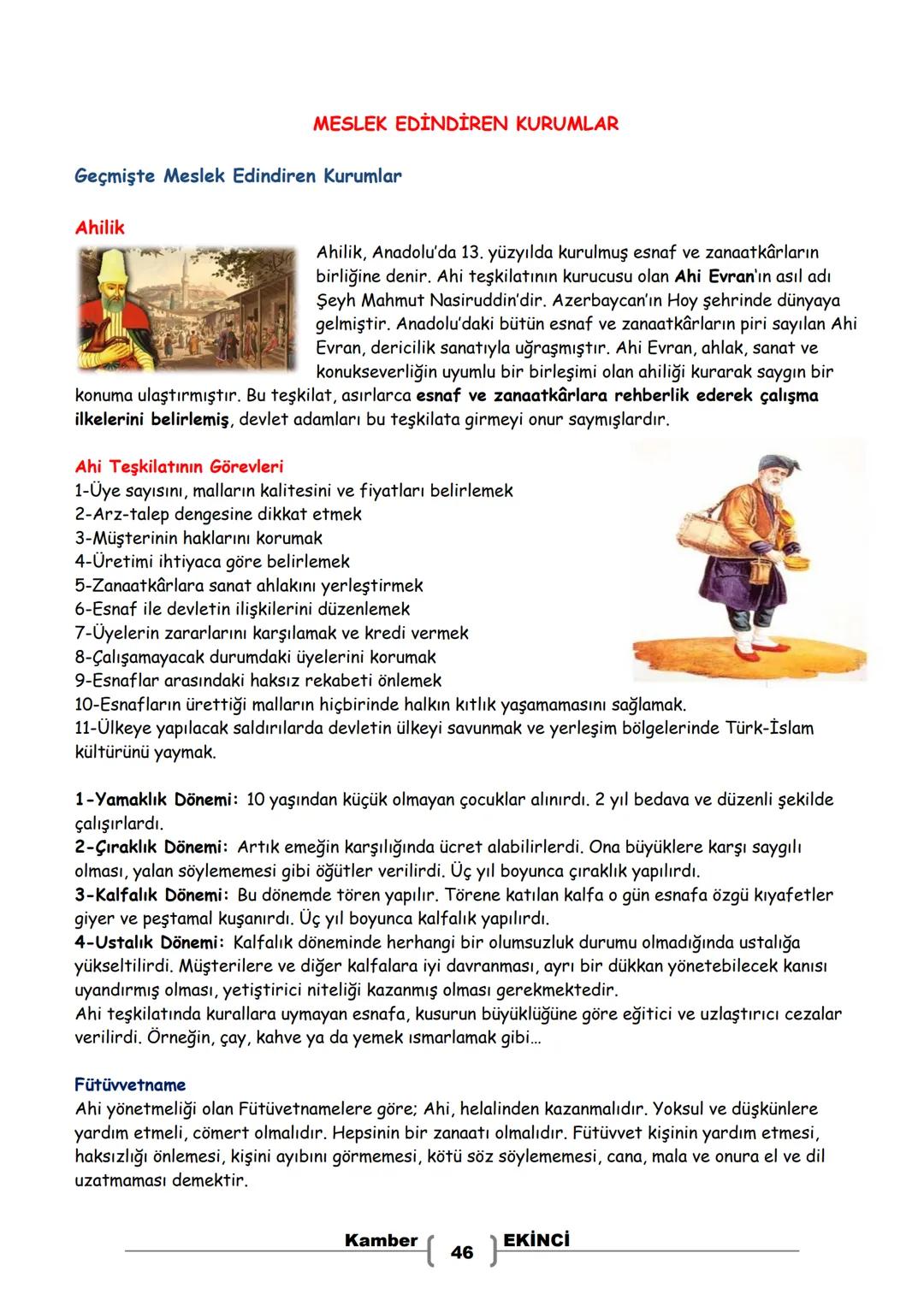 # 7. SINIF
# SOSYAL BİLGİLER
# DERS NOTLARI
Kamber EKİNCİ
Sosyal Bilgiler Öğretmeni Bu Ders Notu MEB Ders Kitapları ve EBA İnternet Sitesin