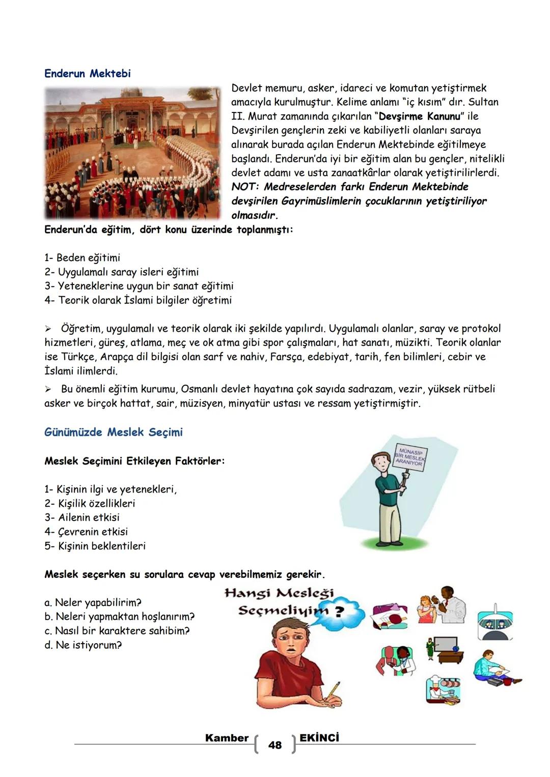 # 7. SINIF
# SOSYAL BİLGİLER
# DERS NOTLARI
Kamber EKİNCİ
Sosyal Bilgiler Öğretmeni Bu Ders Notu MEB Ders Kitapları ve EBA İnternet Sitesin