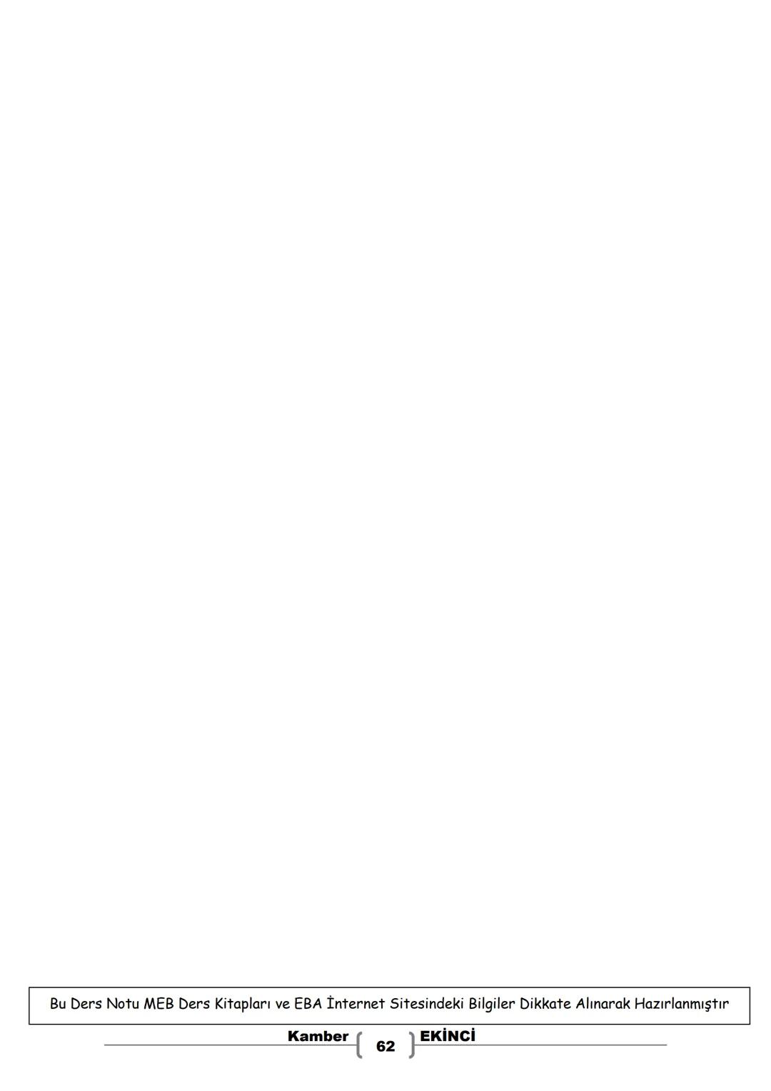 # 7. SINIF
# SOSYAL BİLGİLER
# DERS NOTLARI
Kamber EKİNCİ
Sosyal Bilgiler Öğretmeni Bu Ders Notu MEB Ders Kitapları ve EBA İnternet Sitesin