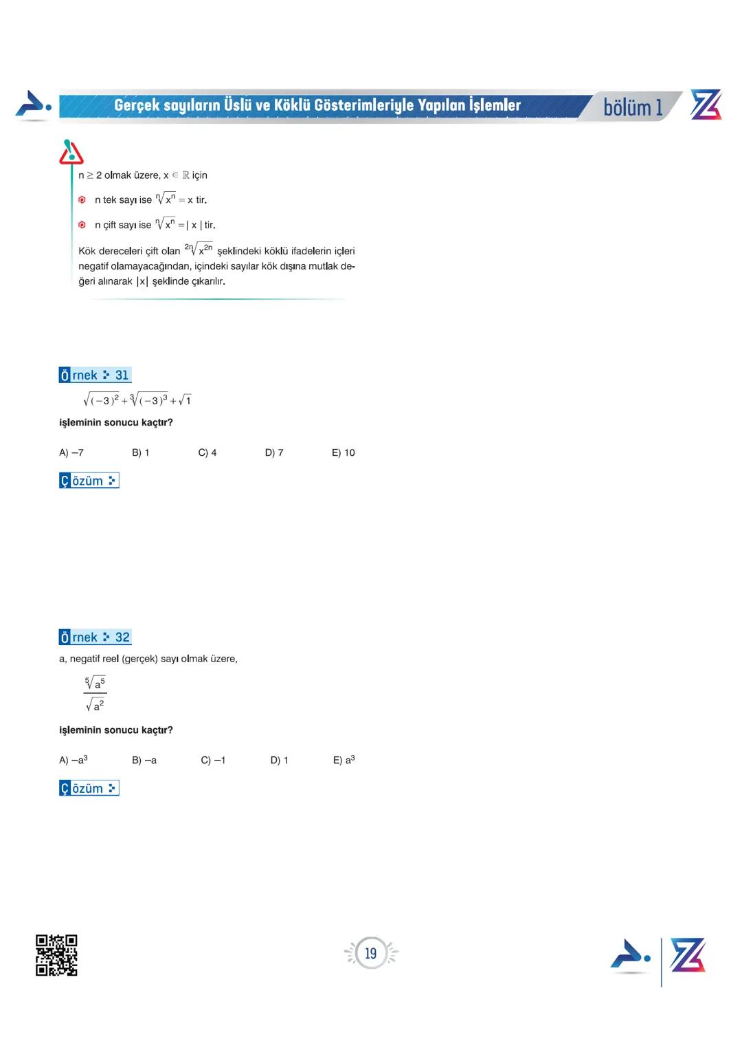 PARAF YAYINLARI
PARAF / Z TAKIMI
9. SINIF OKULA DESTEK KAMPI
Z YENİ
MÜFREDATA
UYGUNDUR
Bıyıklı Matematik
Matematik
Merkeze Teğet
Geometri