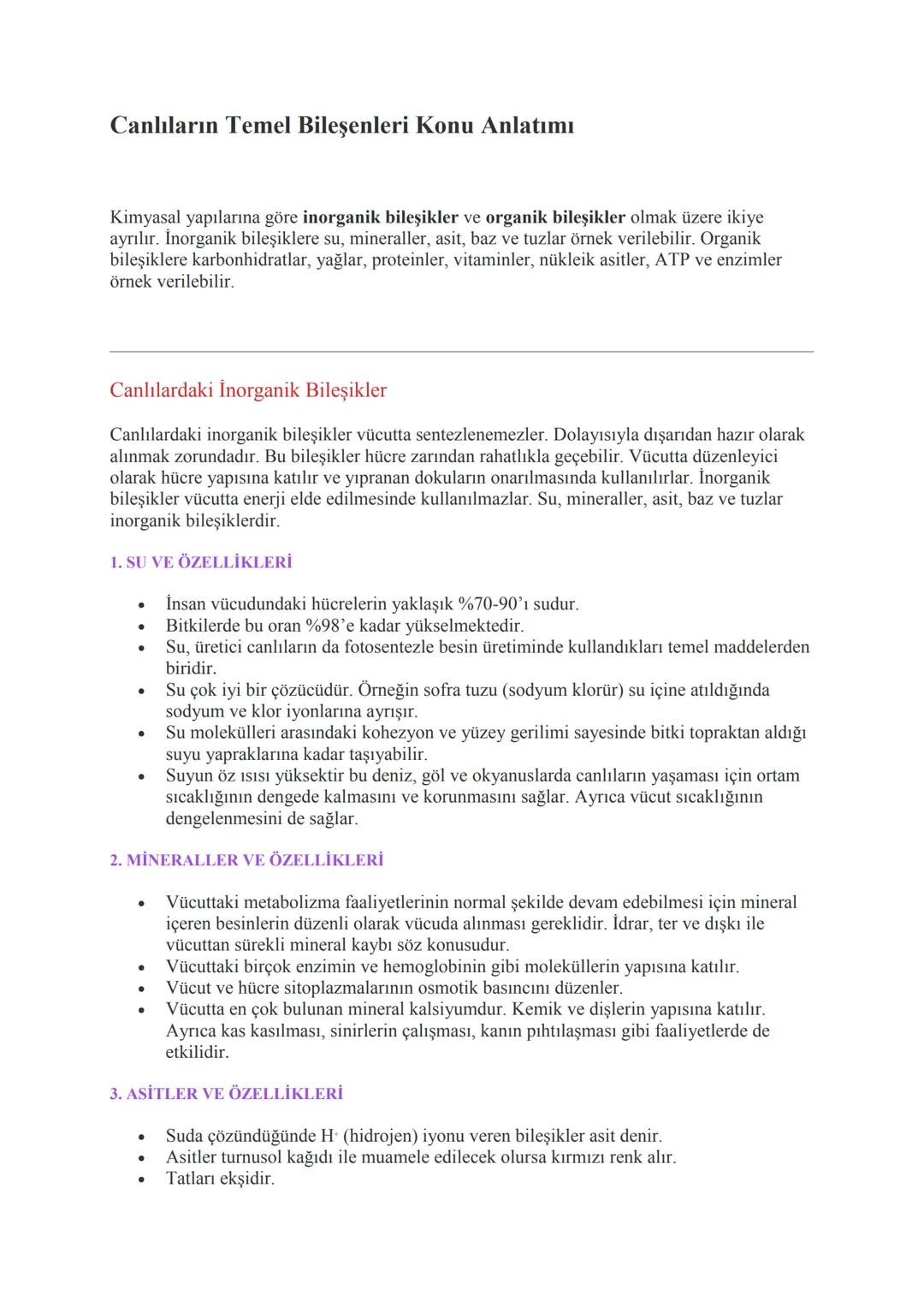 Canlıların Ortak Özellikleri Konu Anlatımı
Hücresel Yapı
Tüm canlılarda temel yapı ve görev birimi hücredir. Yani hücresel yapı canlılığın v