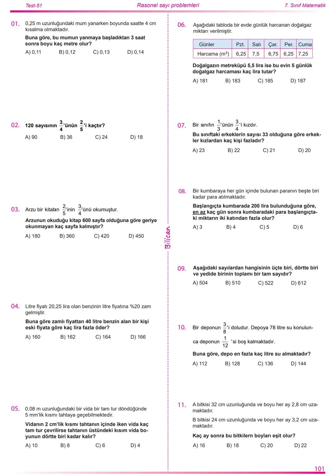 2022
2023
Matematik
7
Rasyonel Sayılar
26
Test
520
Soru
Telat Bilican Bu çalışma kazanımların anlaşılıp anlaşılmadığını sınıf ortamın