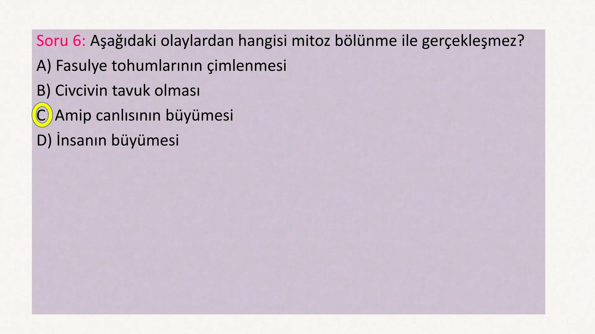 HÜCRE BÖLÜNMESİ HÜCRE BÖLÜNMESİ NEDİR?
Belirli bir büyüklüğe ulaşan hücrelerden, yeni hücrelerin oluşmasına "hücre
bölünmesi" denir.
Hücre b