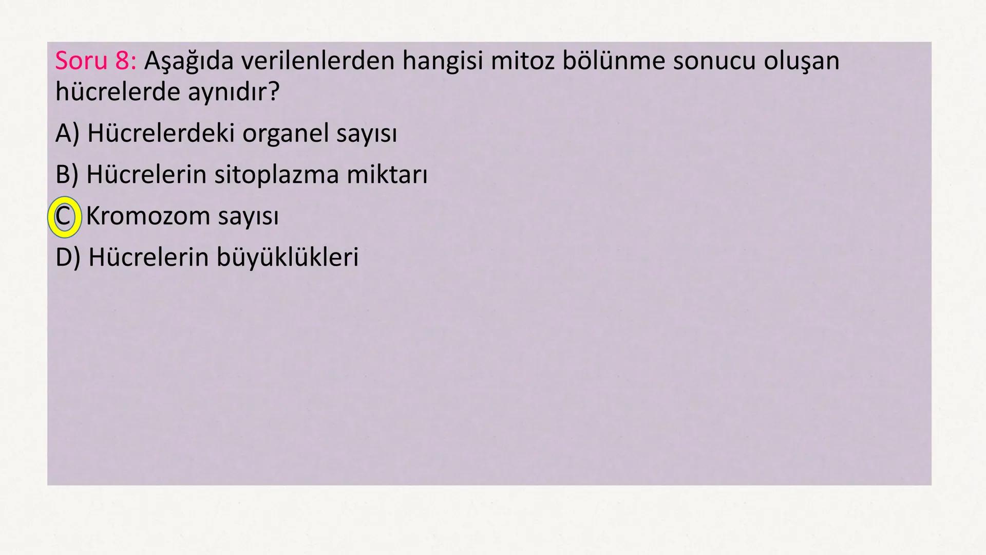 HÜCRE BÖLÜNMESİ HÜCRE BÖLÜNMESİ NEDİR?
Belirli bir büyüklüğe ulaşan hücrelerden, yeni hücrelerin oluşmasına "hücre
bölünmesi" denir.
Hücre b