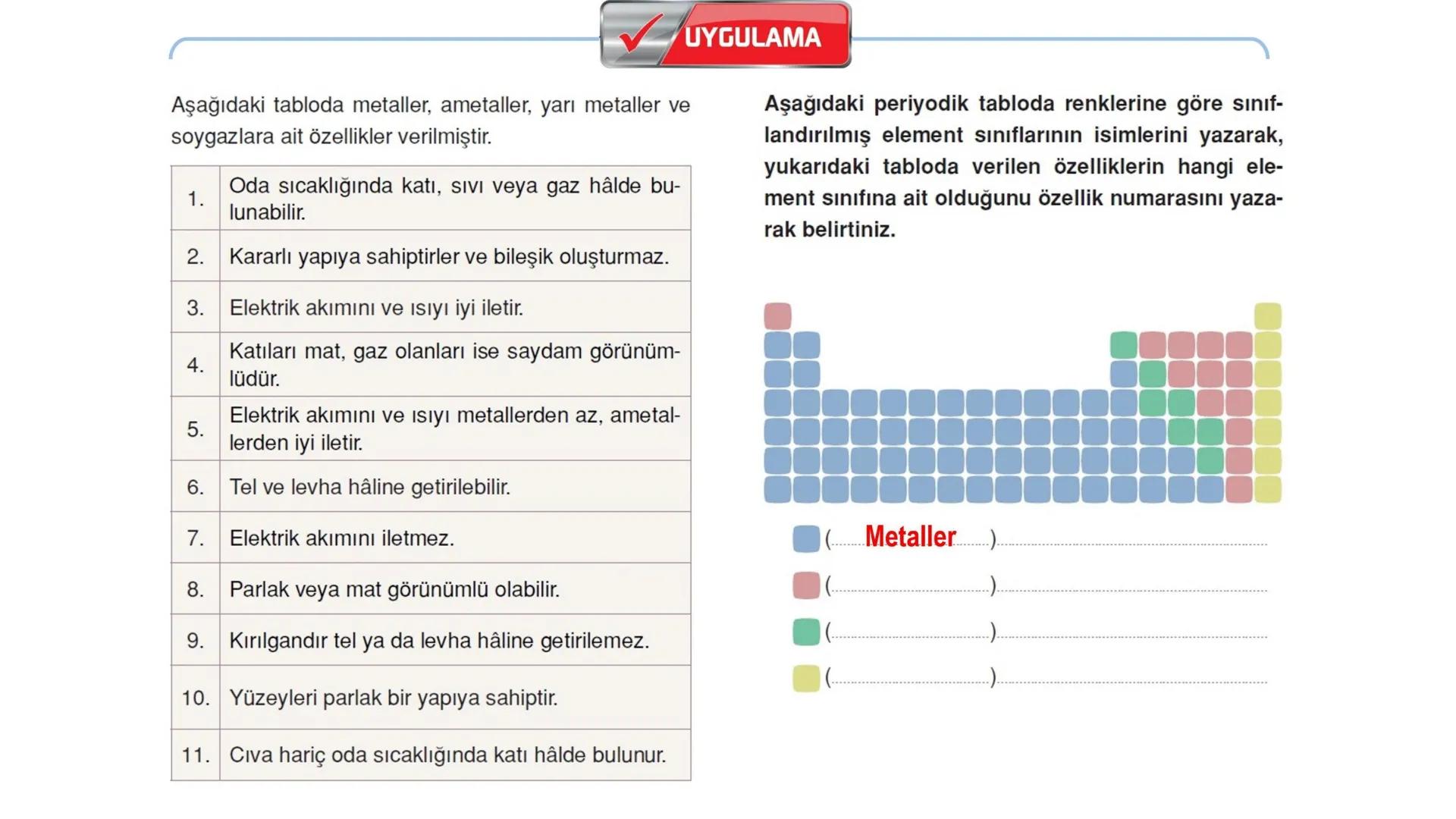 4. Ünite ⚫Madde ve Endüstri
PERİYODİK SİSTEM
FİZİKSEL VE
KİMYASAL DEĞİŞİMLER
KONU⚫6
KONU⚫5
KONU⚫4
KONU.3
KONU⚫2
KONU⚫1
KİMYASAL
TEPKİMELER
A