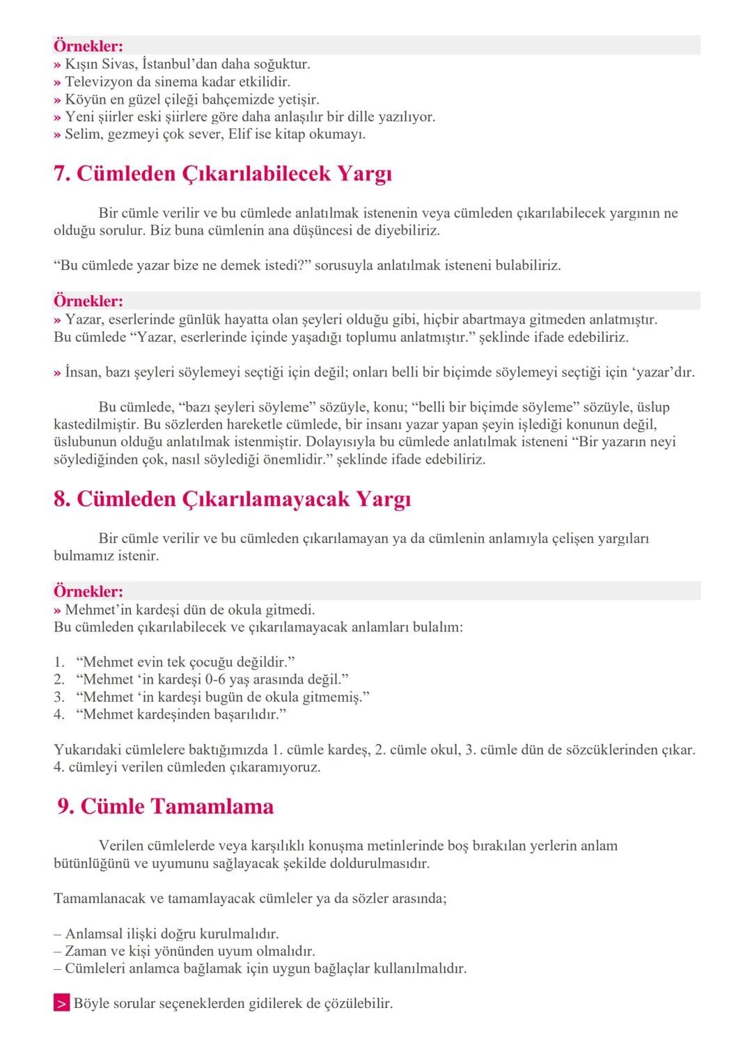 CÜMLEDE ANLAM
1. Öznel Anlatımlı Cümleler
Söyleyenin kendi düşüncesini, duygusunu veya beğenisini içeren; doğruluğu ya da yanlışlığı
kişiden