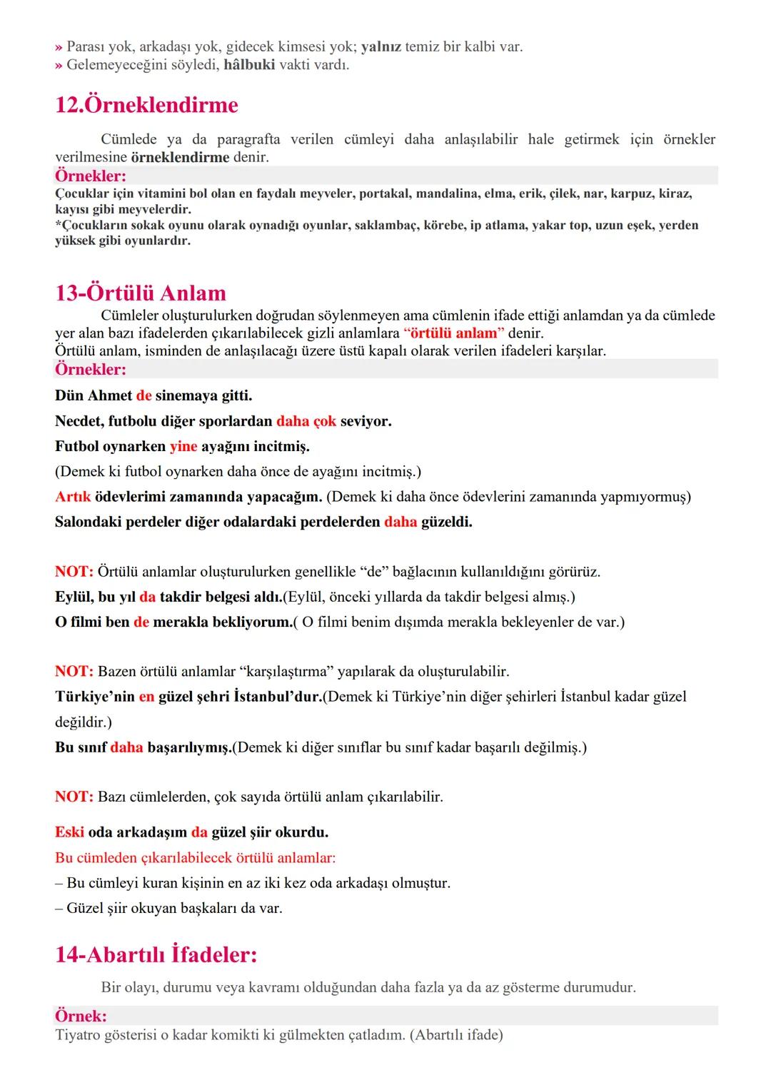 CÜMLEDE ANLAM
1. Öznel Anlatımlı Cümleler
Söyleyenin kendi düşüncesini, duygusunu veya beğenisini içeren; doğruluğu ya da yanlışlığı
kişiden