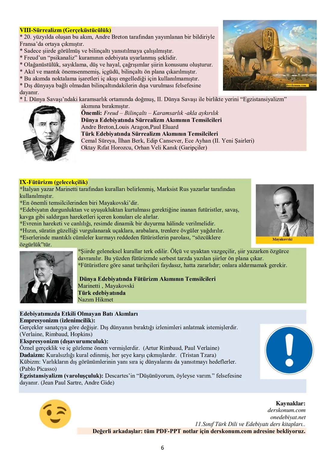 # 11.Sınıf Türk Dili ve Edebiyatı 1.Ünite "Giriş" Ders Notları
Ünite İçeriği:
1-Edebiyat Toplum İlişkisi
3. Edebiyatın Sanat Akımları ile