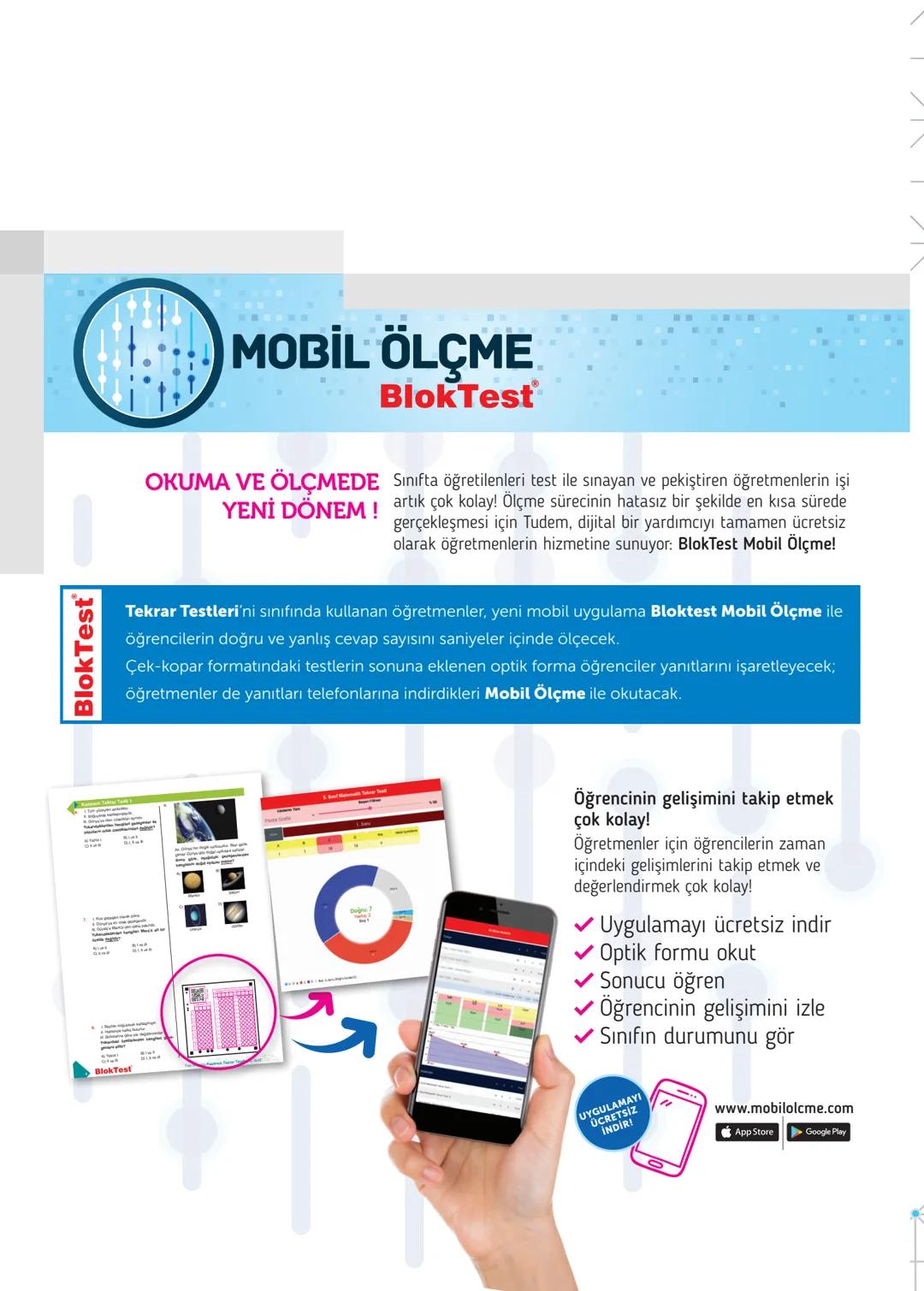 FEN BİLİMLERİ
6
SINIF
58 Test
610 Soru
BECERİ TEMELLİ
YENİ NESİL
SORULAR
TEKRAR
TESTLERİ
BlokTest BECERİ TEMELLİ
YENİ NESİL SORULARLA