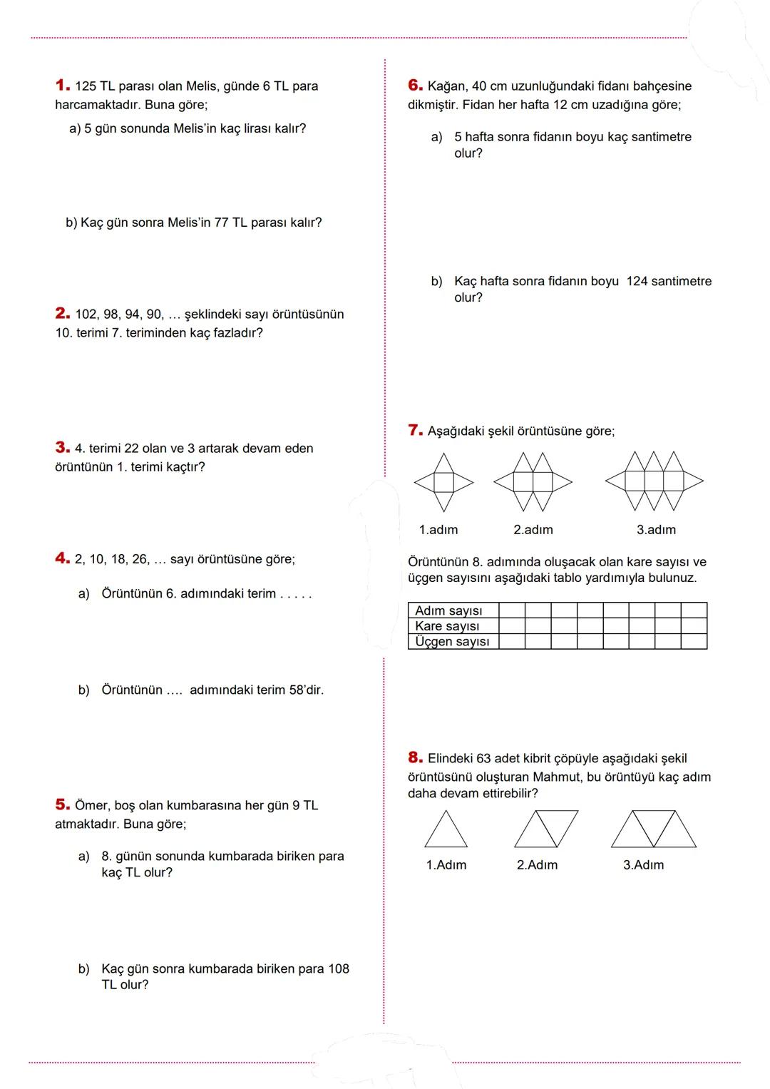 5.SINIF
BASAMAK VE BÖLÜK
DOĞAL SAYILAR
► Basamak: Bir sayıdaki rakamların bulunduğu
yer.
► Bölük: Bir sayının basamaklarını sağdan sola
doğr