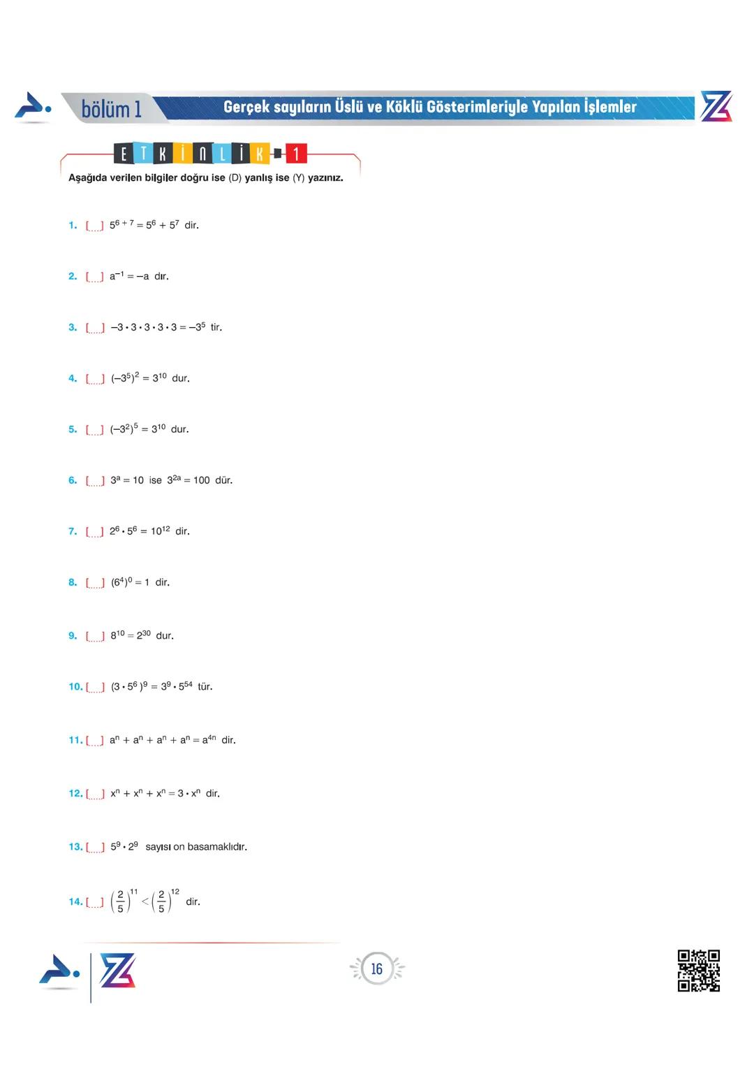 PARAF YAYINLARI
PARAF / Z TAKIMI
9. SINIF OKULA DESTEK KAMPI
N
YENİ
MÜFREDATA
UYGUNDUR
Bıyıklı Matematik
Matematik
bölüm 1
Merkeze Teģet
Geo