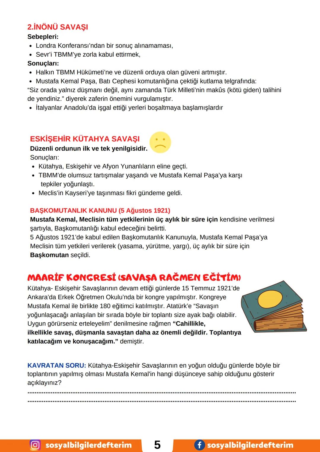 DE
T.C.
İNKILAP TARİHİ
VE
BİLGİLER DEFTERİM
OSYAL
ATATÜRKÇÜLÜK
3.ÜNİTE
DERS NOTU
KONU: YA İSTİKLAL YA ÖLÜM
www.sosyalbilgilerdefterim.com
