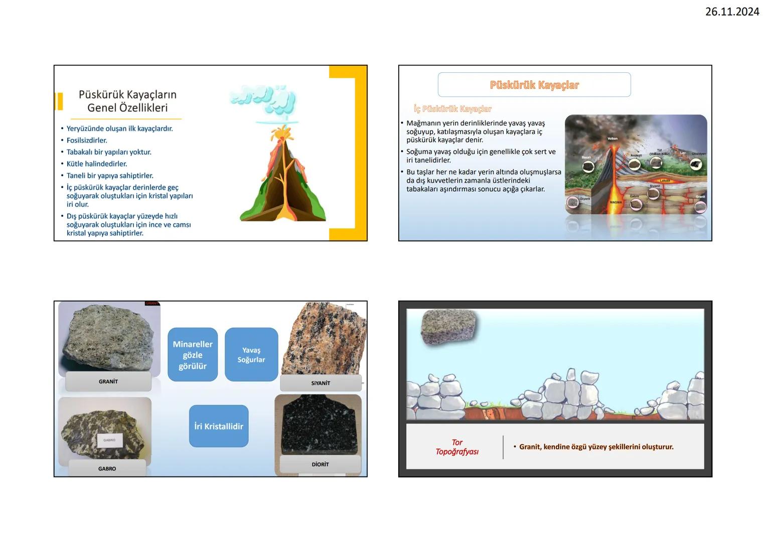 Yerin iç Yapısı
Umut Demirkan - Coğrafya öğretmeni
iç Çekirdek
Yoğunluk
13.4 g/cm²
• Çeşitli evrelerden geçerek günümüze
kadar gelen yer kab